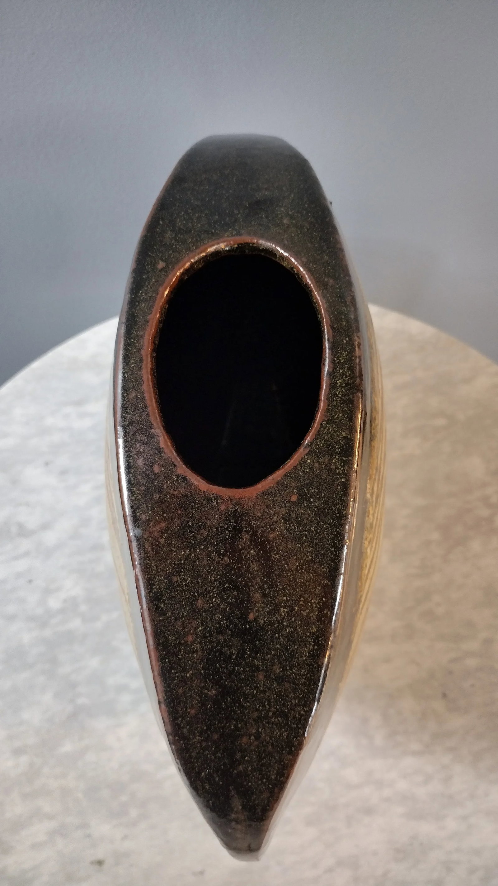 1970s Large Ceramic Vase by Aleph Hammer - 9