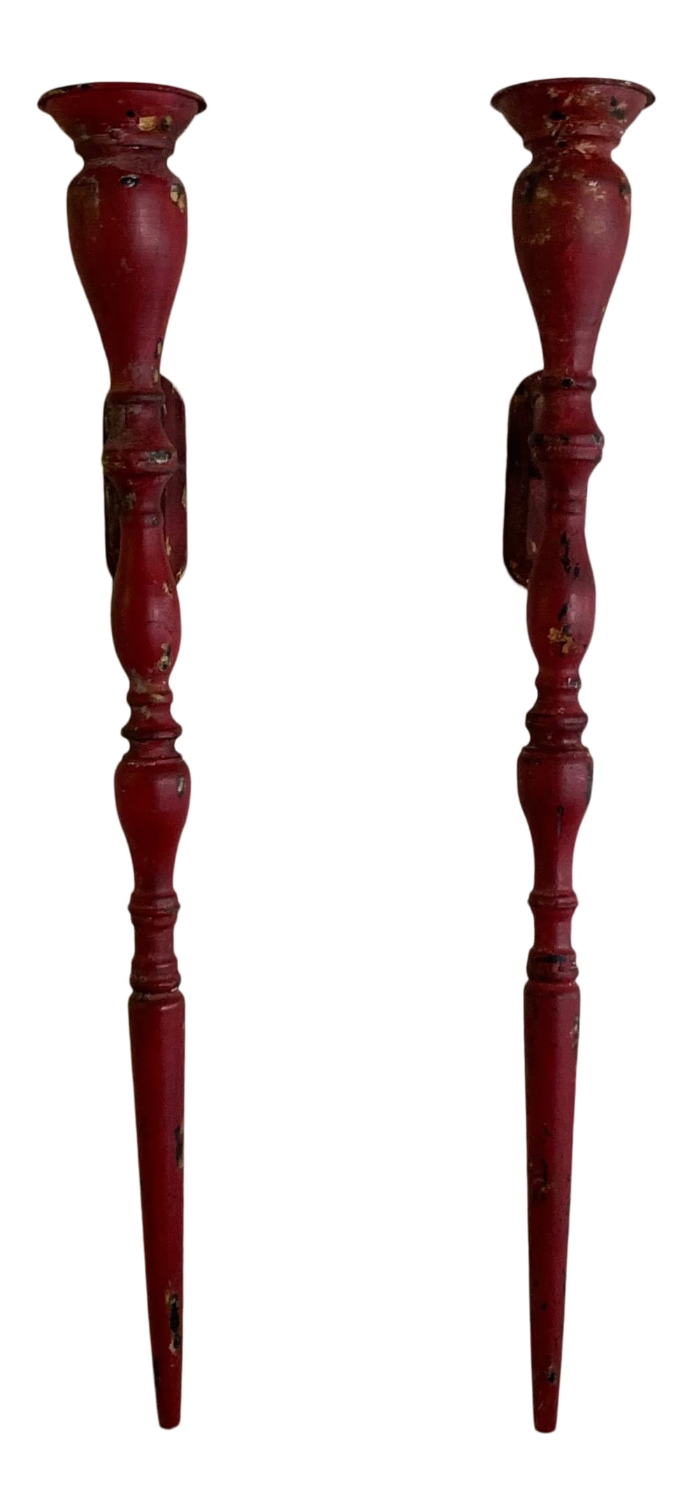 Industrial Rustic Wall Cast Iron Sconces - a Pair (1 of 13)