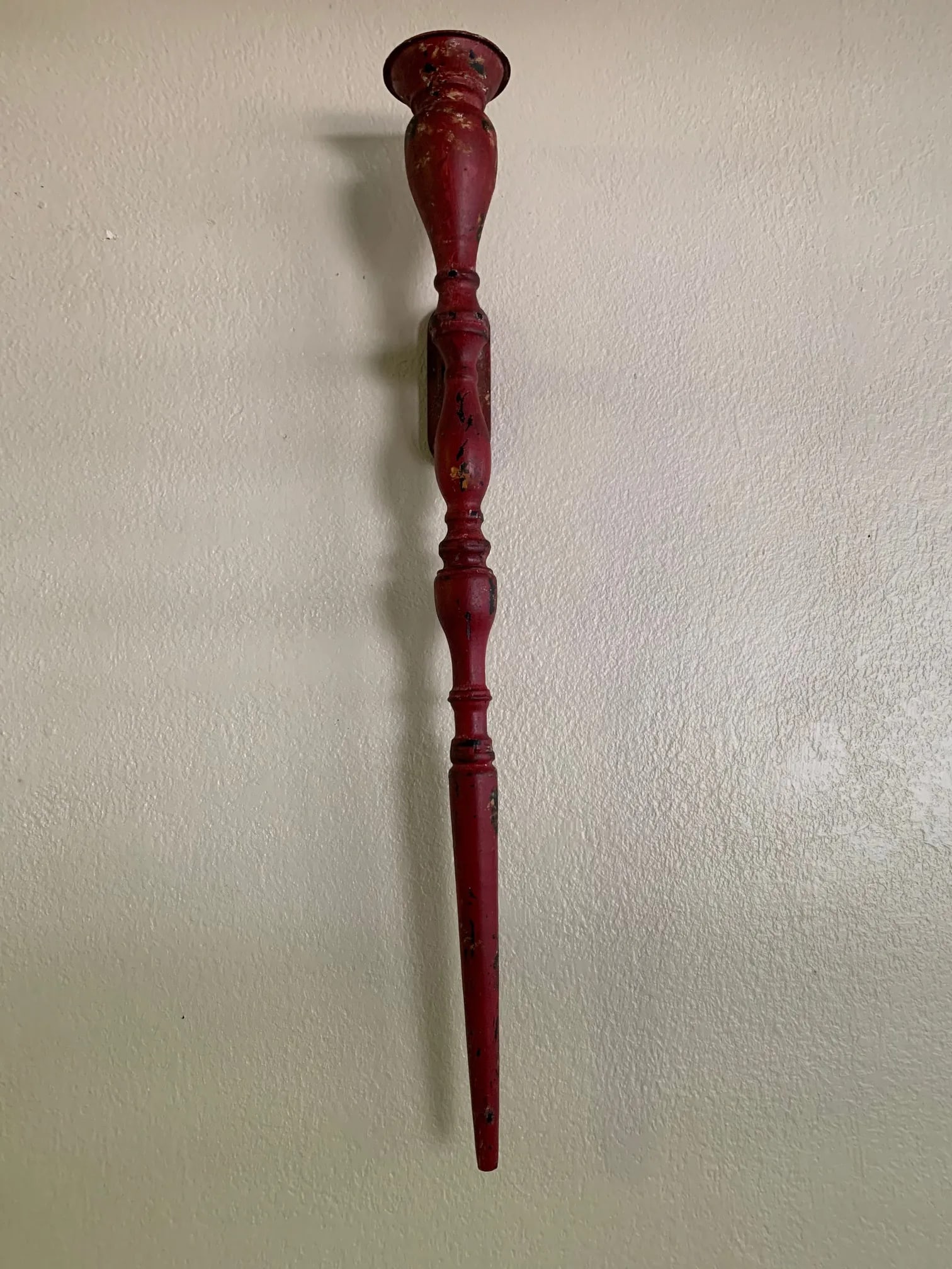 Industrial Rustic Wall Cast Iron Sconces - a Pair - 2