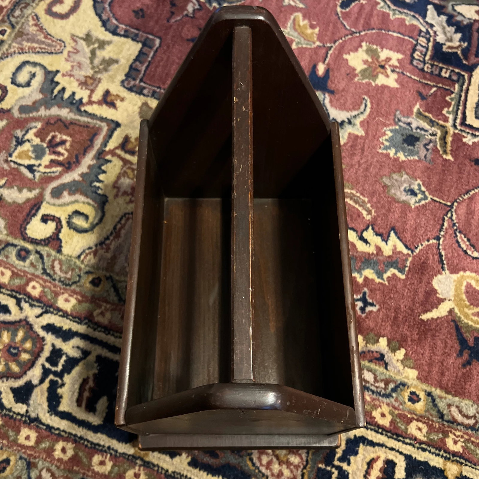 Vintage Wooden Tool, Utility, Craft Box, Farmhouse Storage With Casters - 8