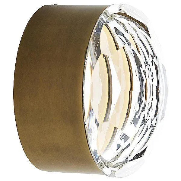 Only 1 Left!! Arteriors Home Estelle Sconce, Clear Crystal & Antique Brass - 11