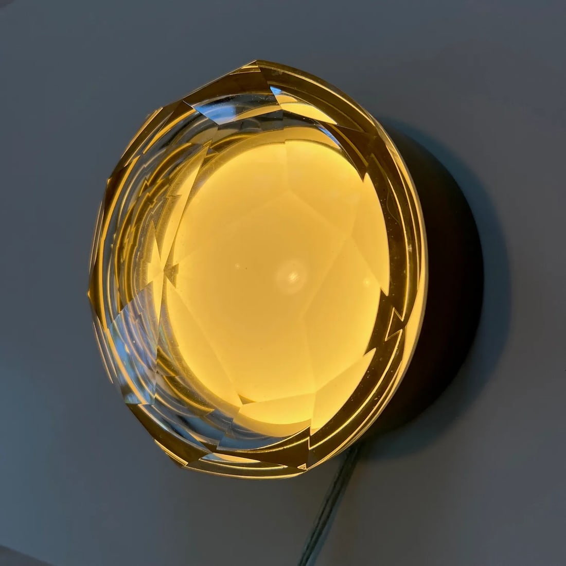 Only 1 Left!! Arteriors Home Estelle Sconce, Clear Crystal & Antique Brass - 6