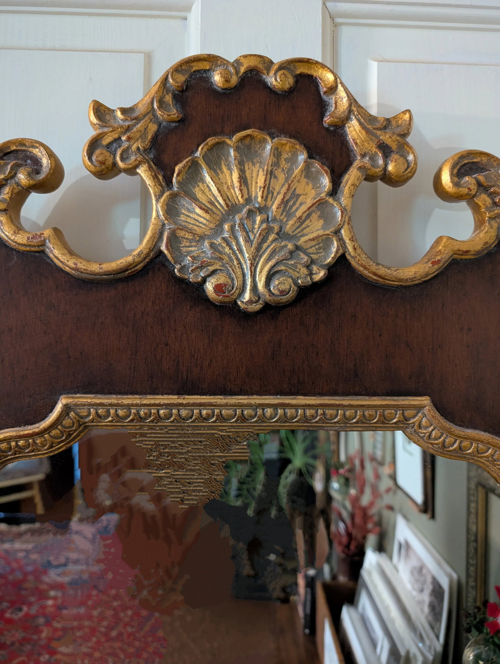 Vintage Ethan Allen Gilt Tipped Regency Mirror - 10