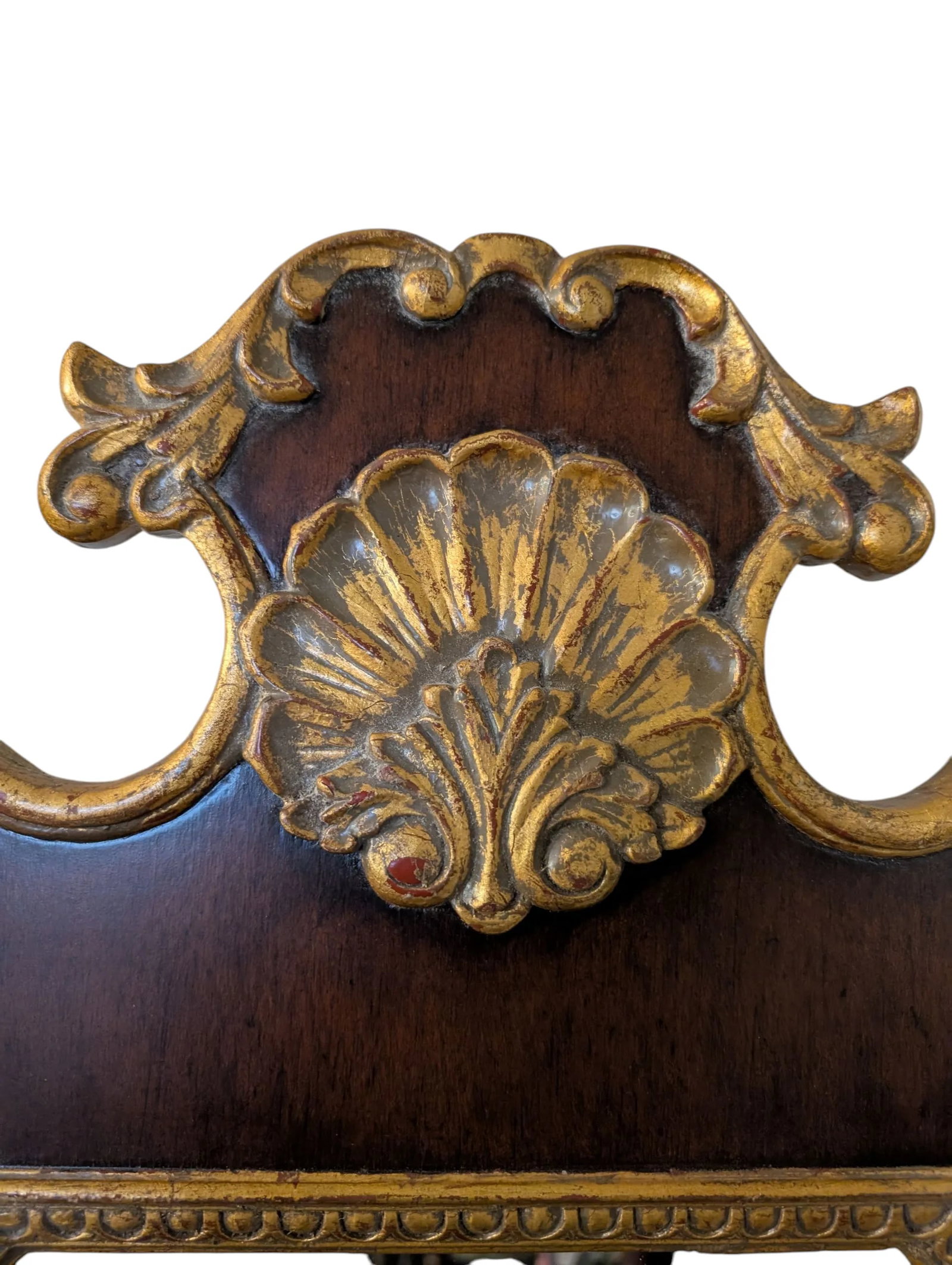 Vintage Ethan Allen Gilt Tipped Regency Mirror - 4