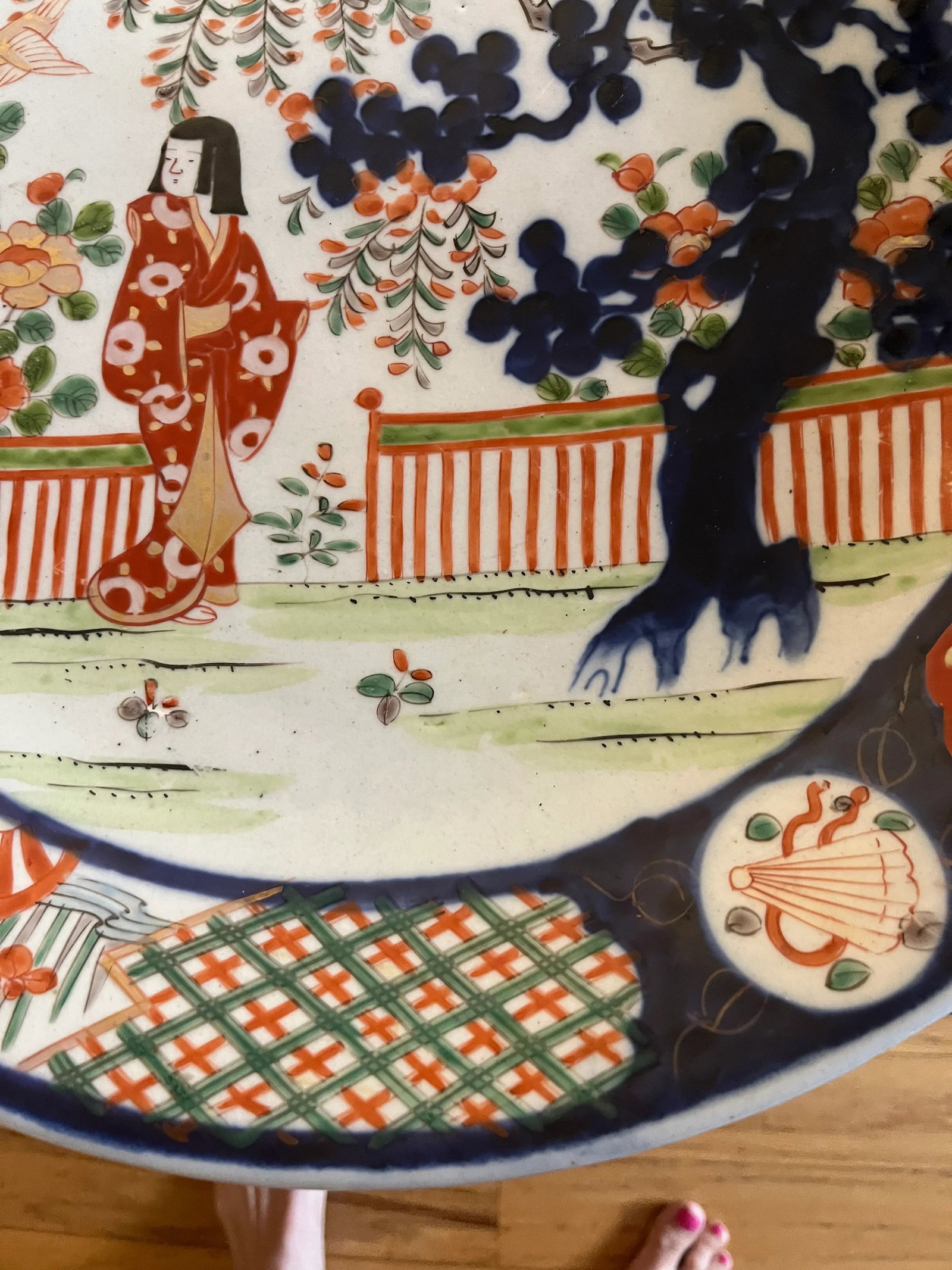 Mid 19th Century Meiji Era Japanese Imari Charger - 7