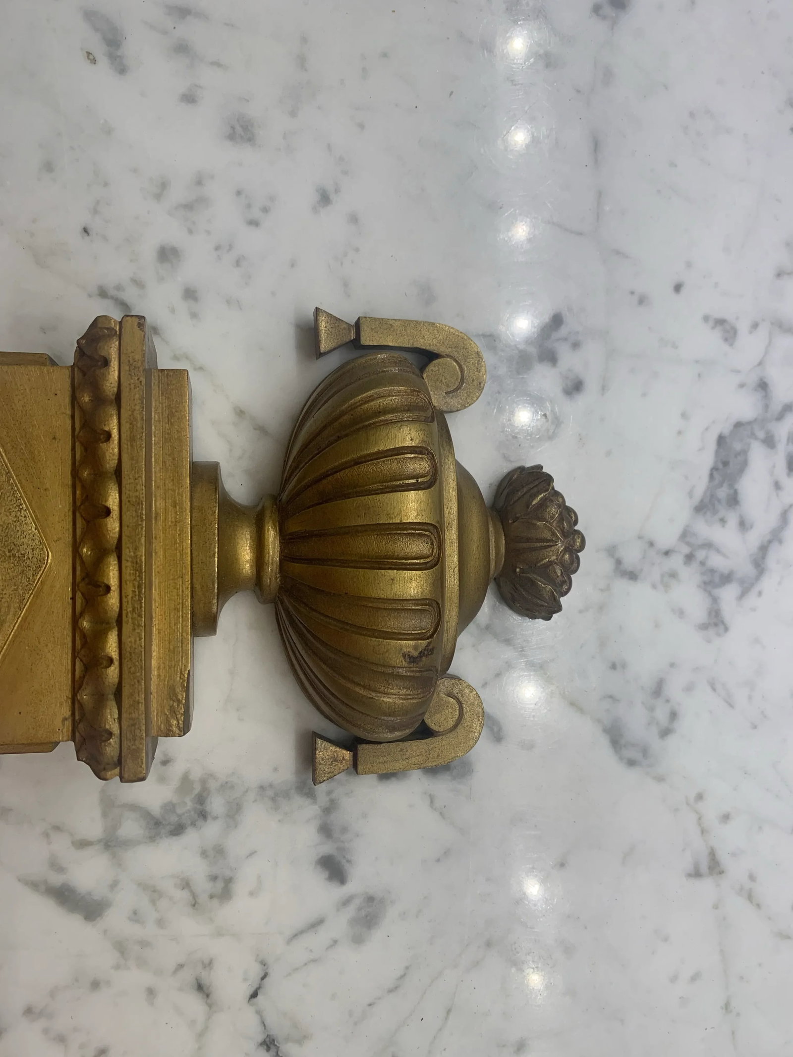 A Pair of Early 20th Century Bronze Candle Holder Wall Sconces - 3