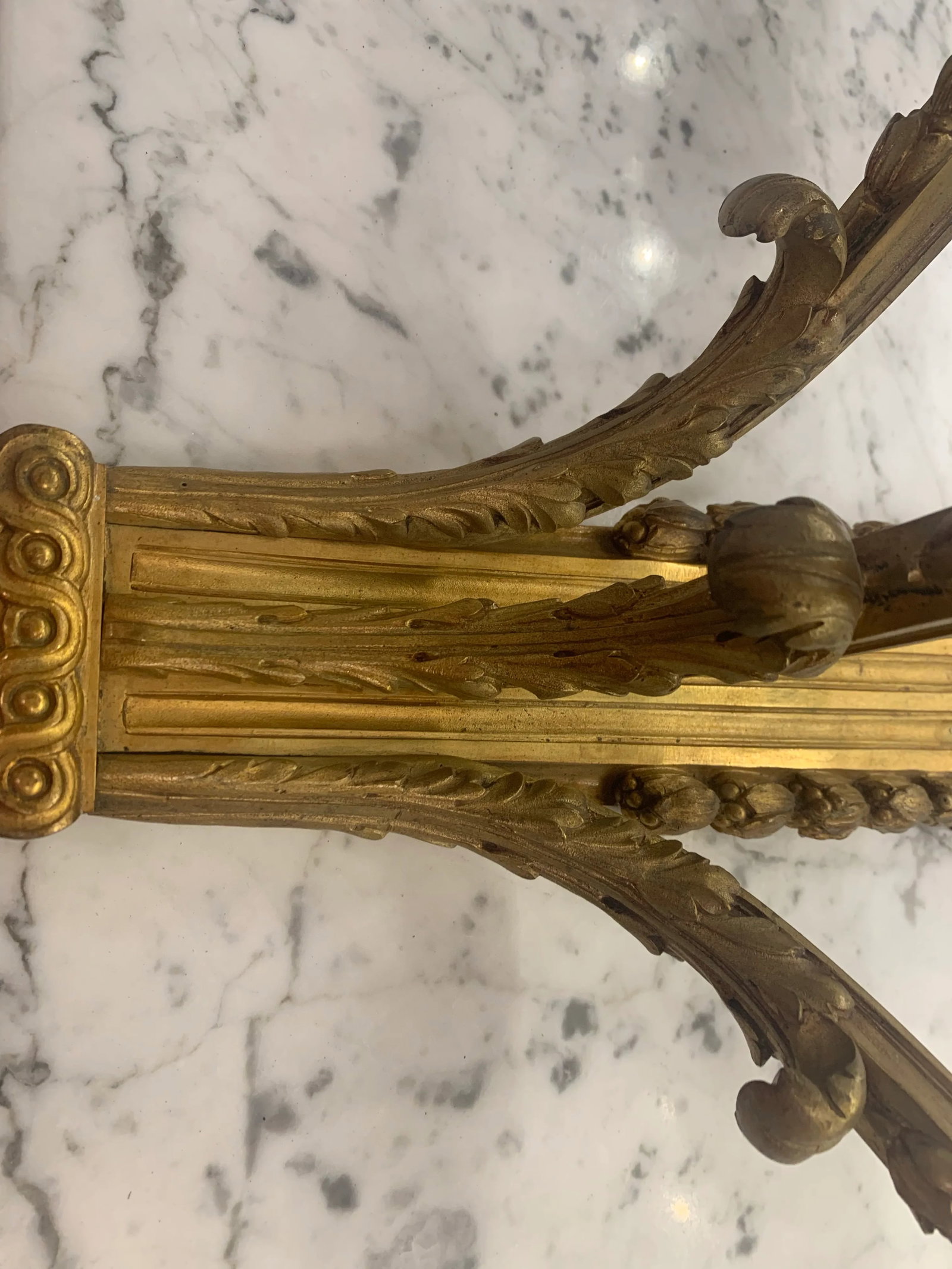 A Pair of Early 20th Century Bronze Candle Holder Wall Sconces - 6