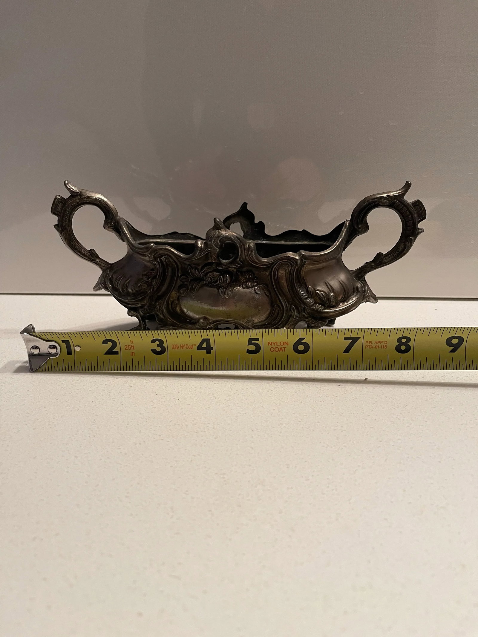 Antique French Silverplated Jardiniere (Planter) Centerpiece - 3