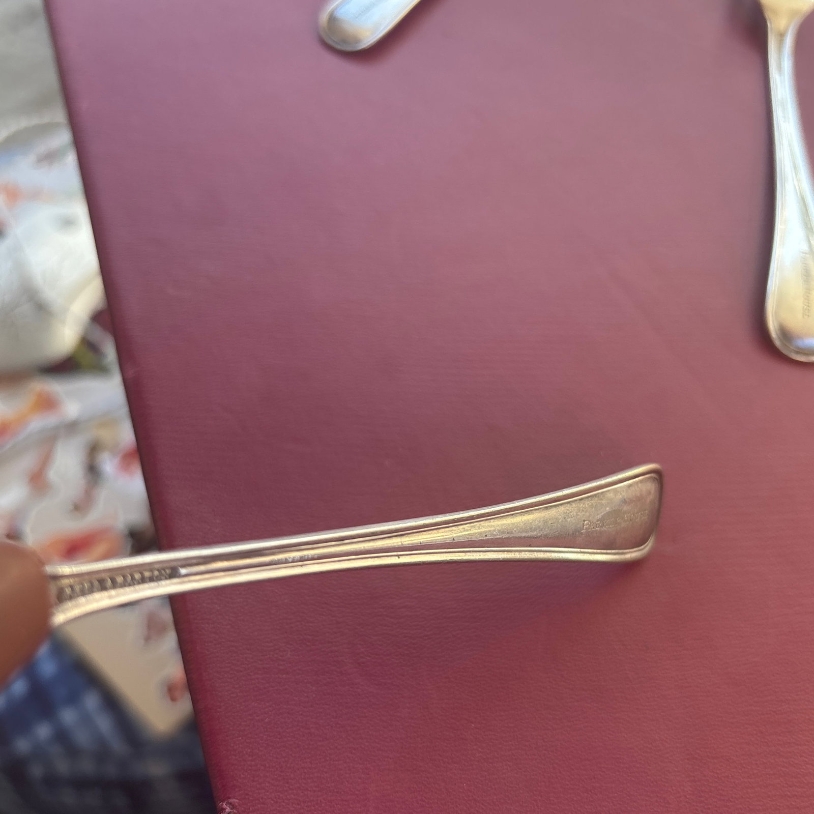 Circa 1930s Reed & Barton Triplex Hotel Ware Silver Plate Trident Oyster Forks Set of 3 From the Par - 5