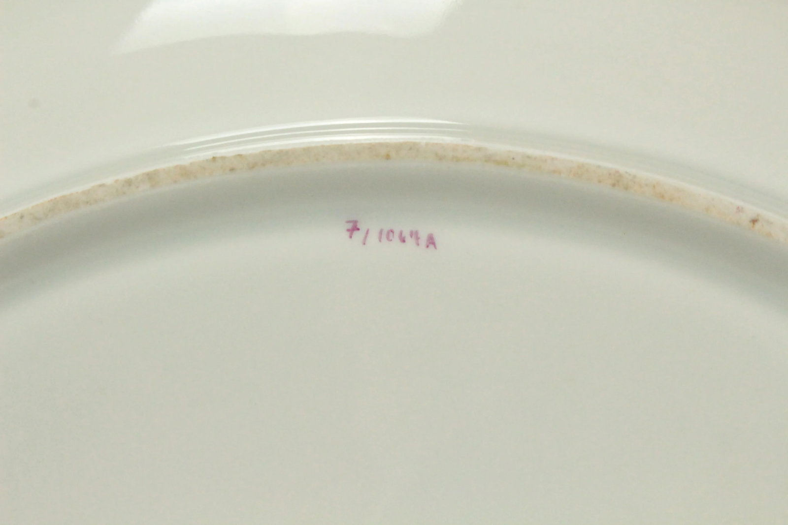 1800's Meissen Porcelain "Deutches Blumen" Flowers Round Platter Charger - 10