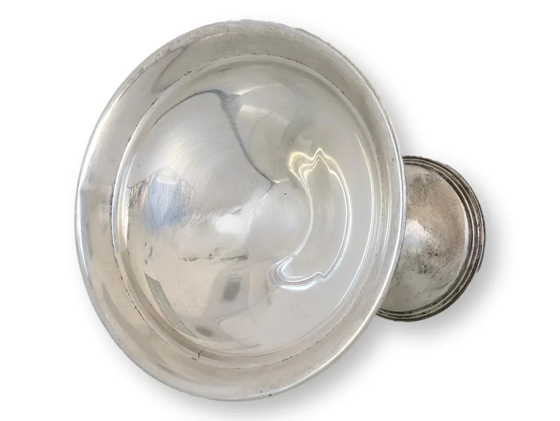Mid 20th Century Sterling Silver Footed Compote - 2