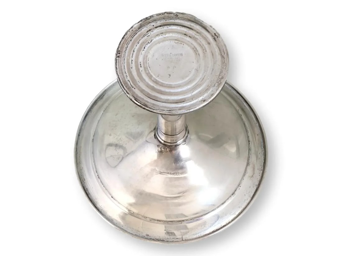Mid 20th Century Sterling Silver Footed Compote - 3