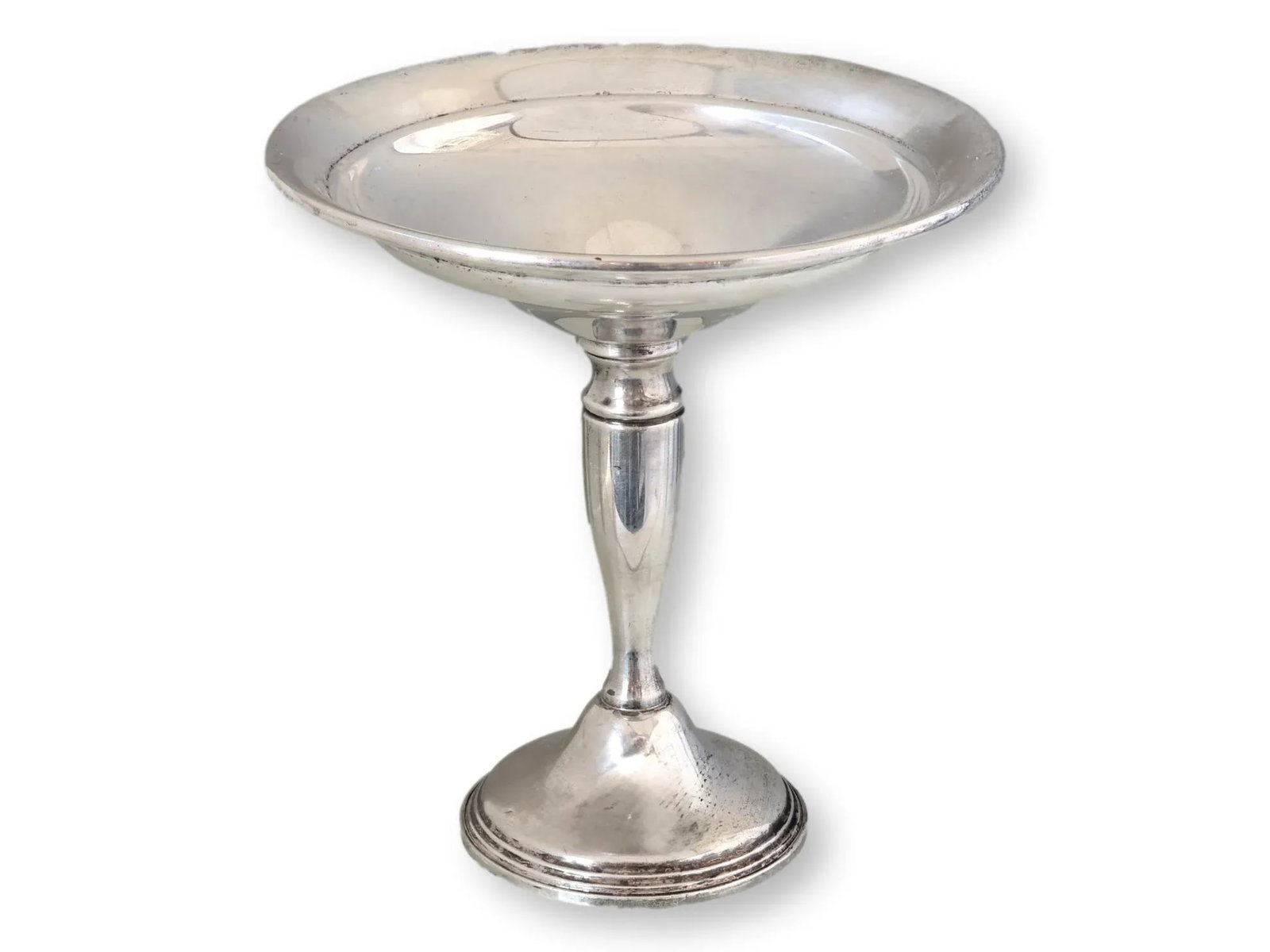 Mid 20th Century Sterling Silver Footed Compote - 4