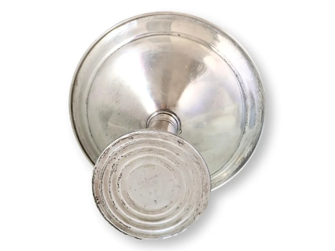 Mid 20th Century Sterling Silver Footed Compote - 5