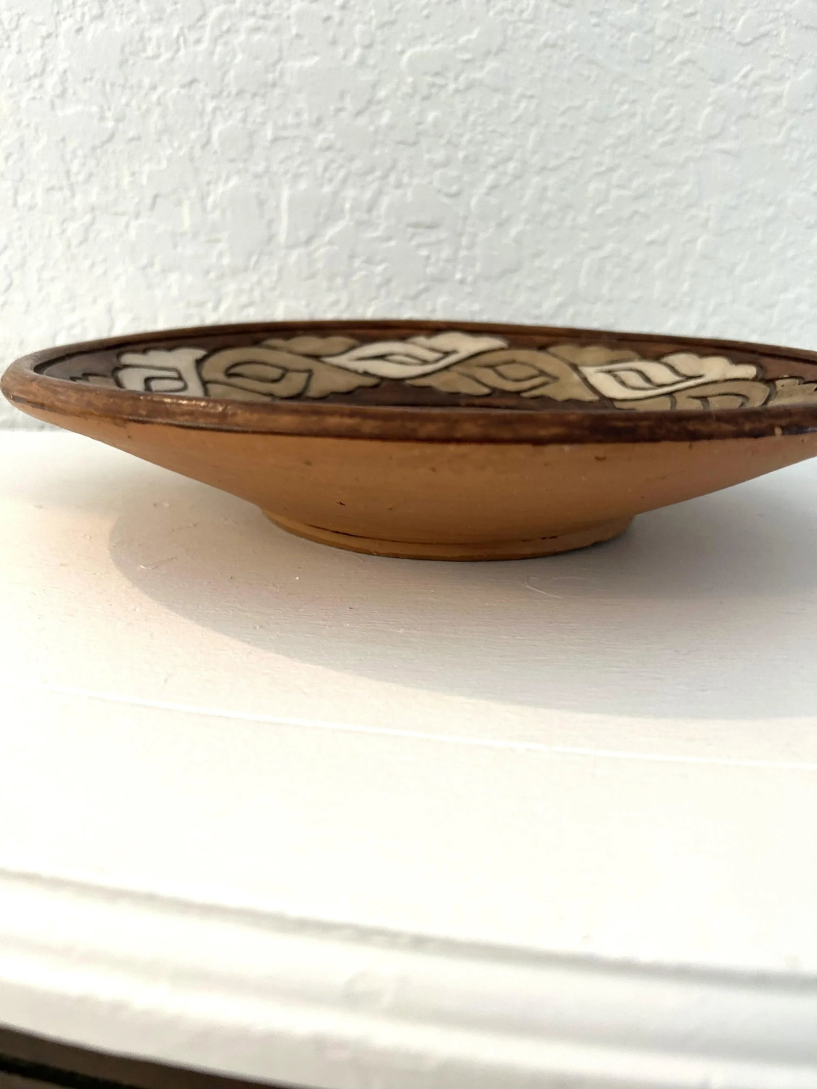 Vintage Southwestern Artisanal Pottery Bowl - 4