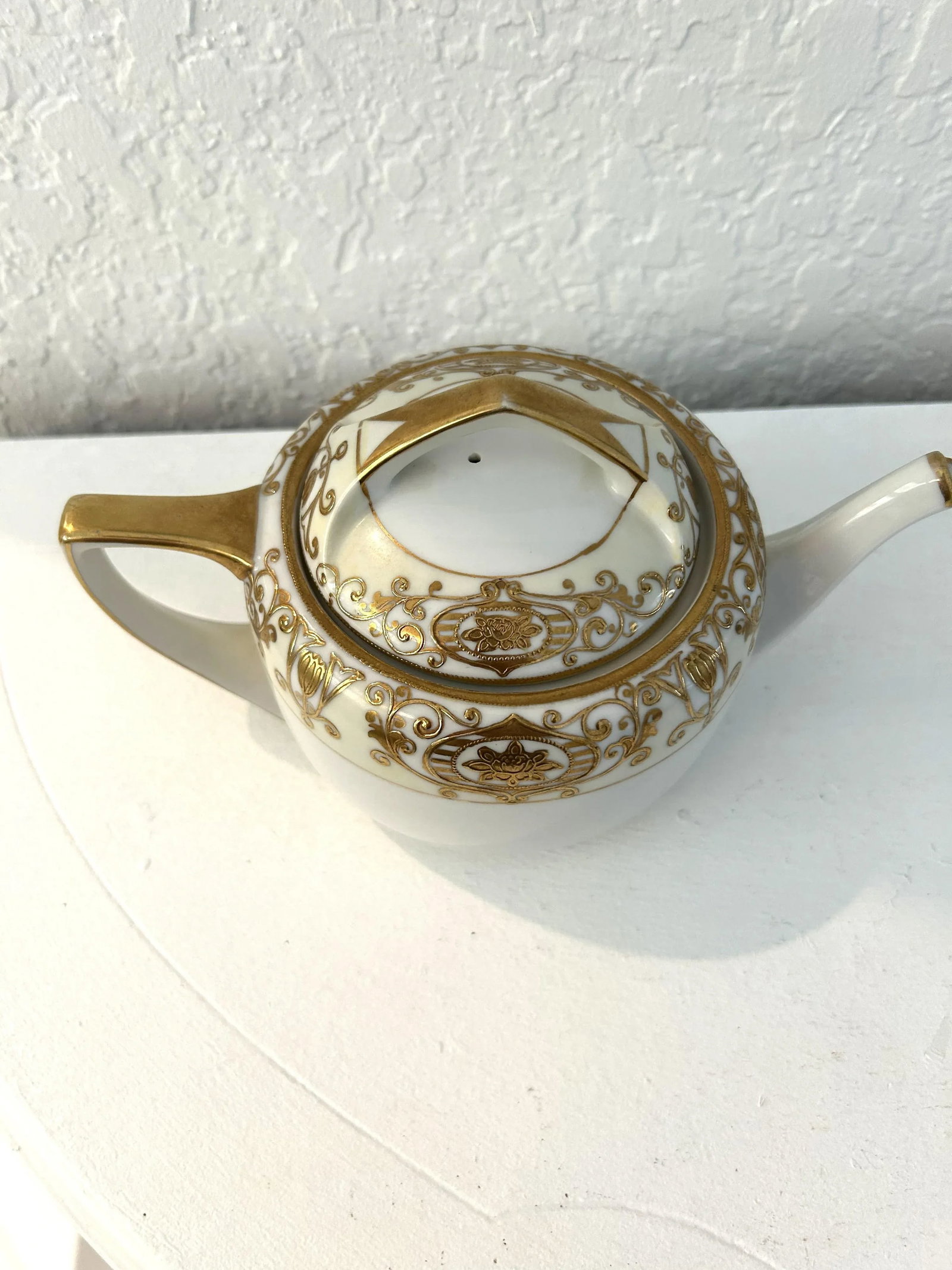 Mid-Century Noritake 24k Tea Set, Service for 4 - 4