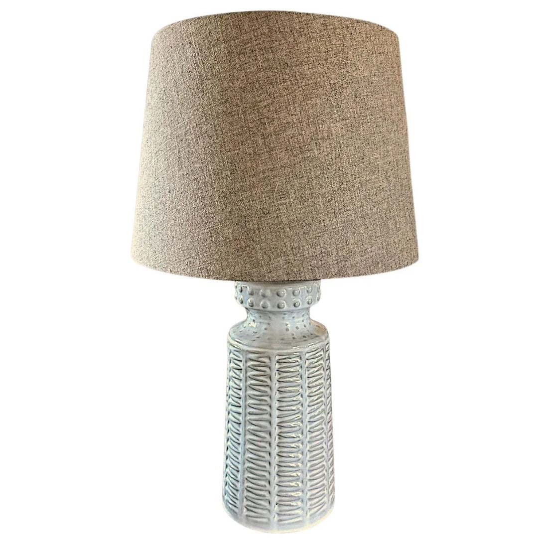 360 Lighting Helene 26" Cream White Rustic Ceramic Table Lamp - 2