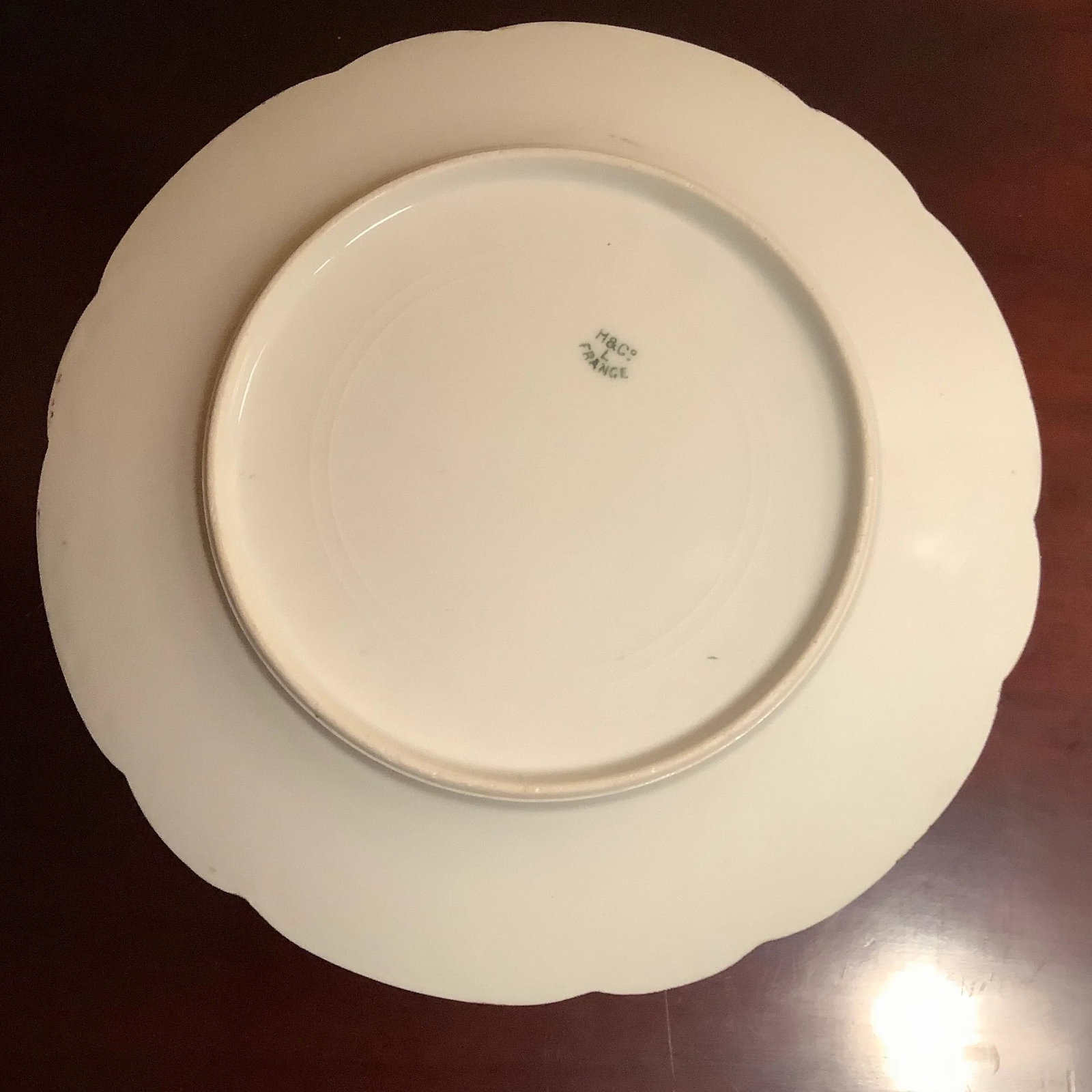Haviland & Co. Limoges Hand Painted Fairy Plate - 6