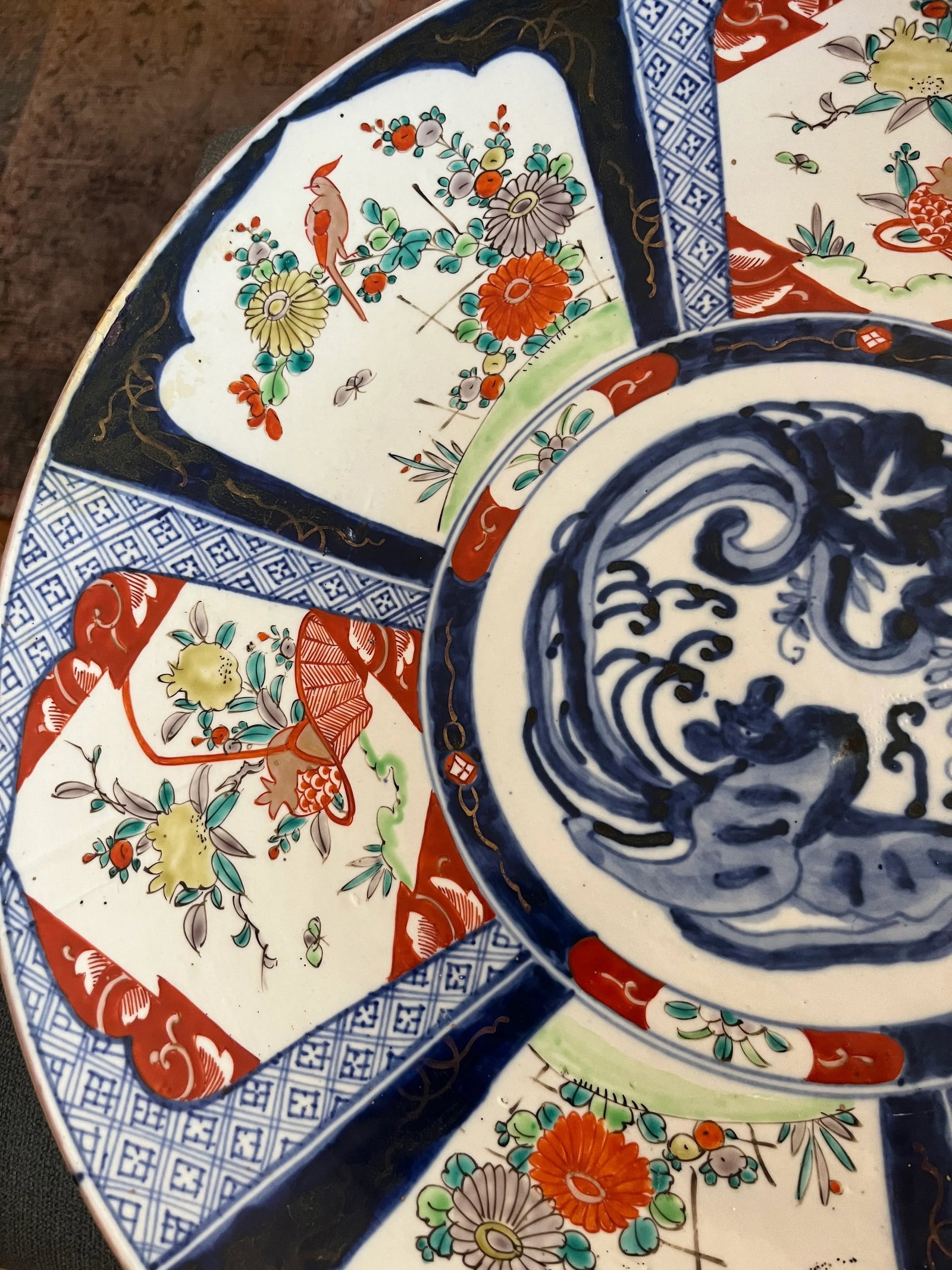 19th Century Meiji Era Large Japanese Imari Charger - 3