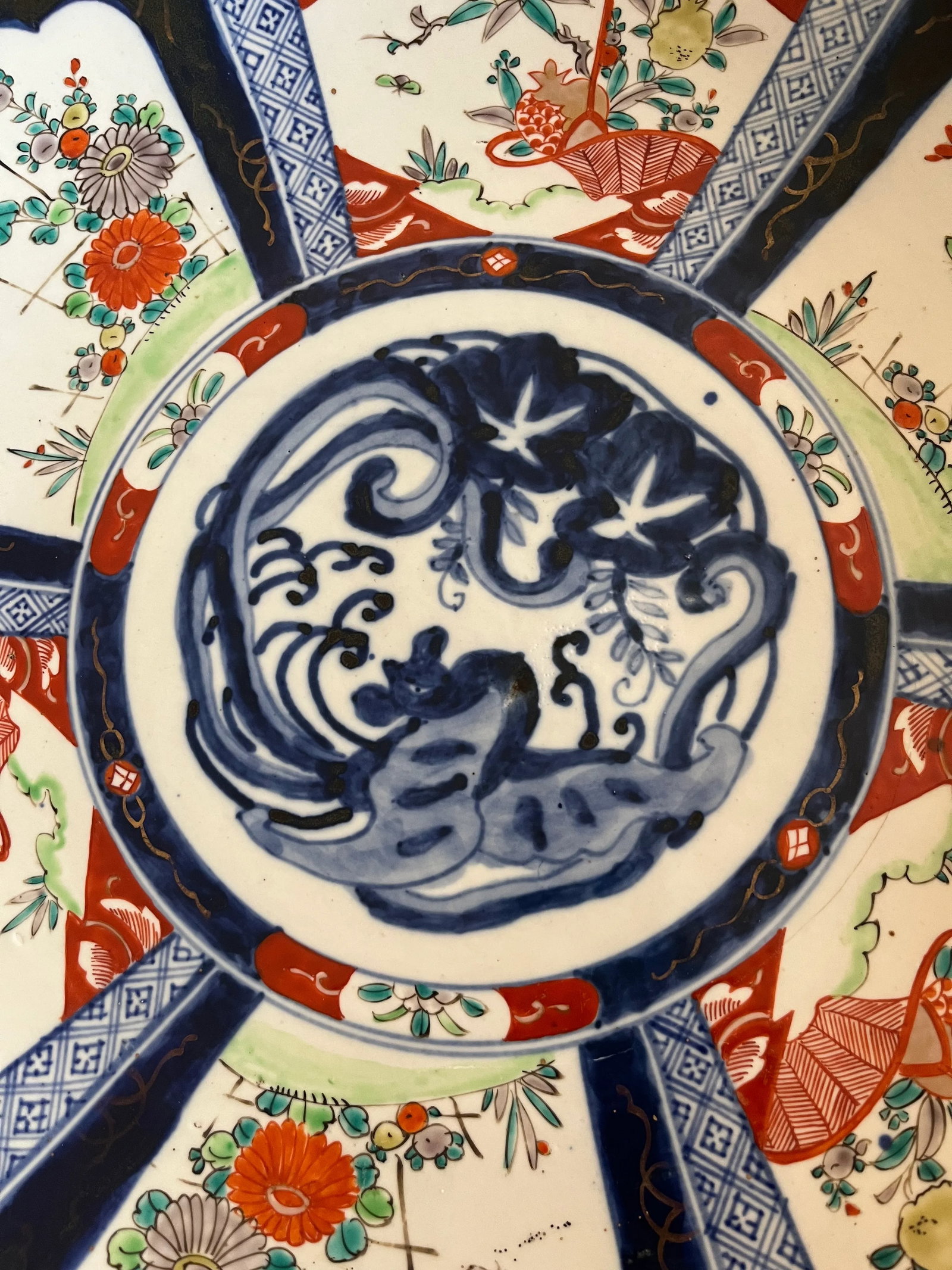 19th Century Meiji Era Large Japanese Imari Charger - 4