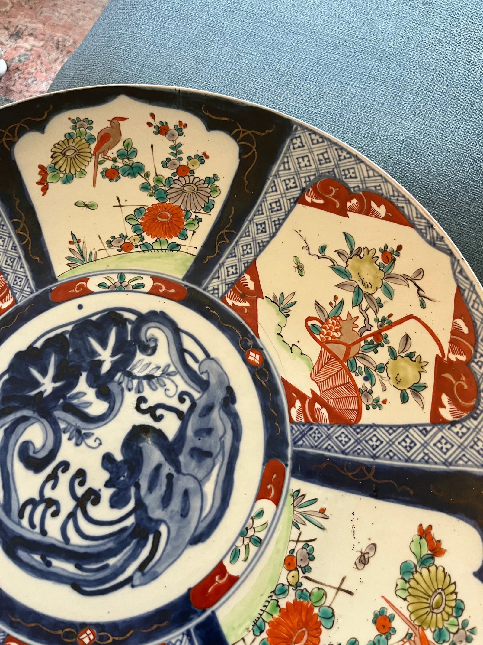 19th Century Meiji Era Large Japanese Imari Charger - 6