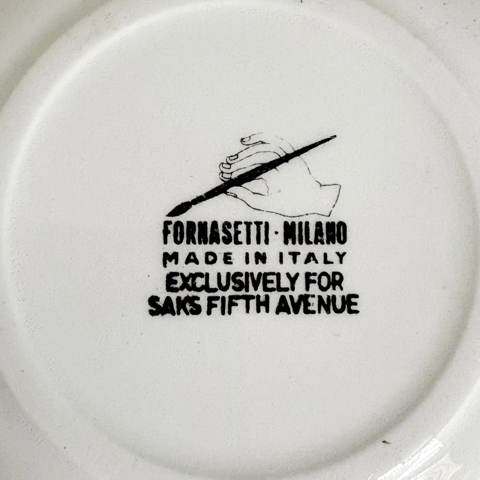 1960s Fornasetti 'Romulus and Remus' Themed Ceramic Coasters- Set of 3 - 9