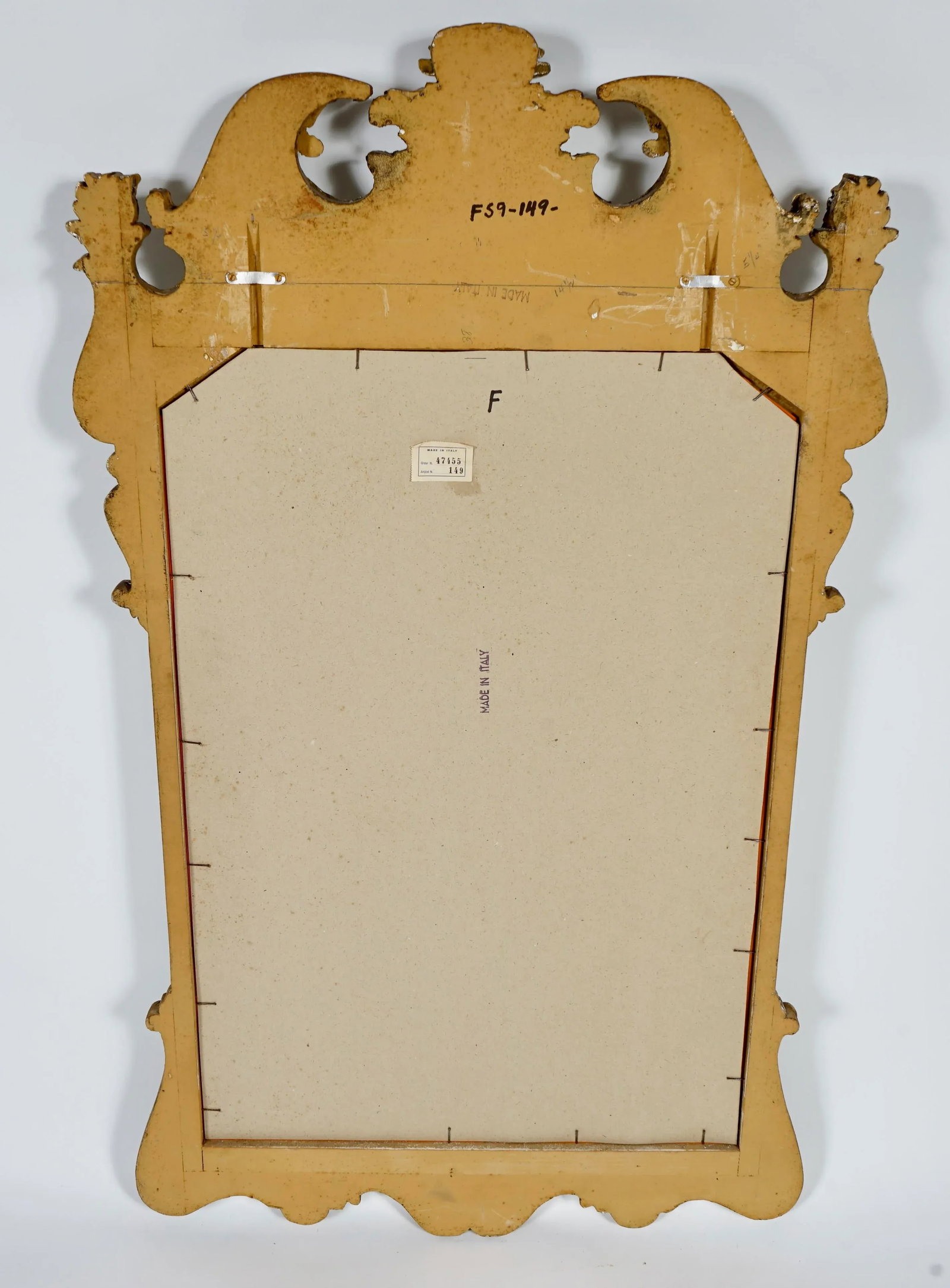 Vintage Italian Rococo Style Wall Mirror - 8