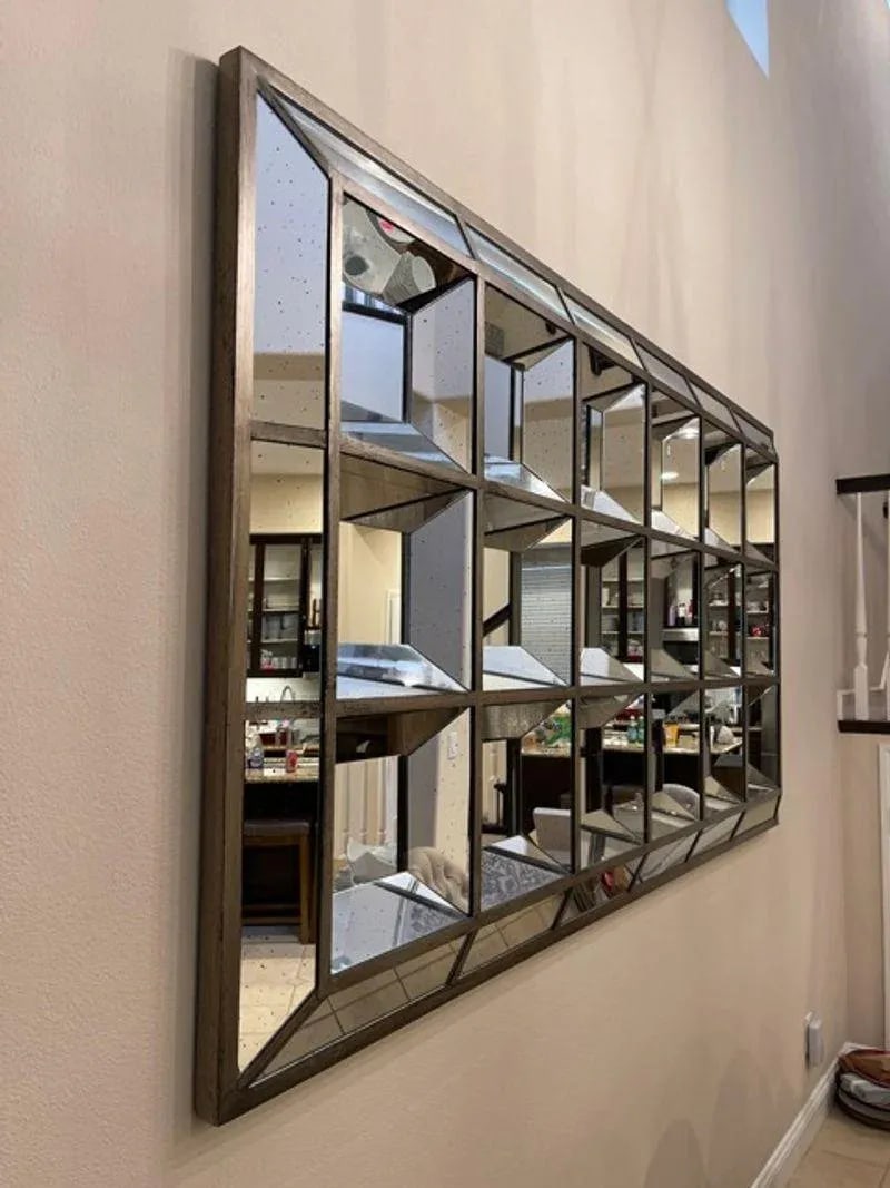 Vintage Mid-Century Modern Beveled Majestic Mirror - 3
