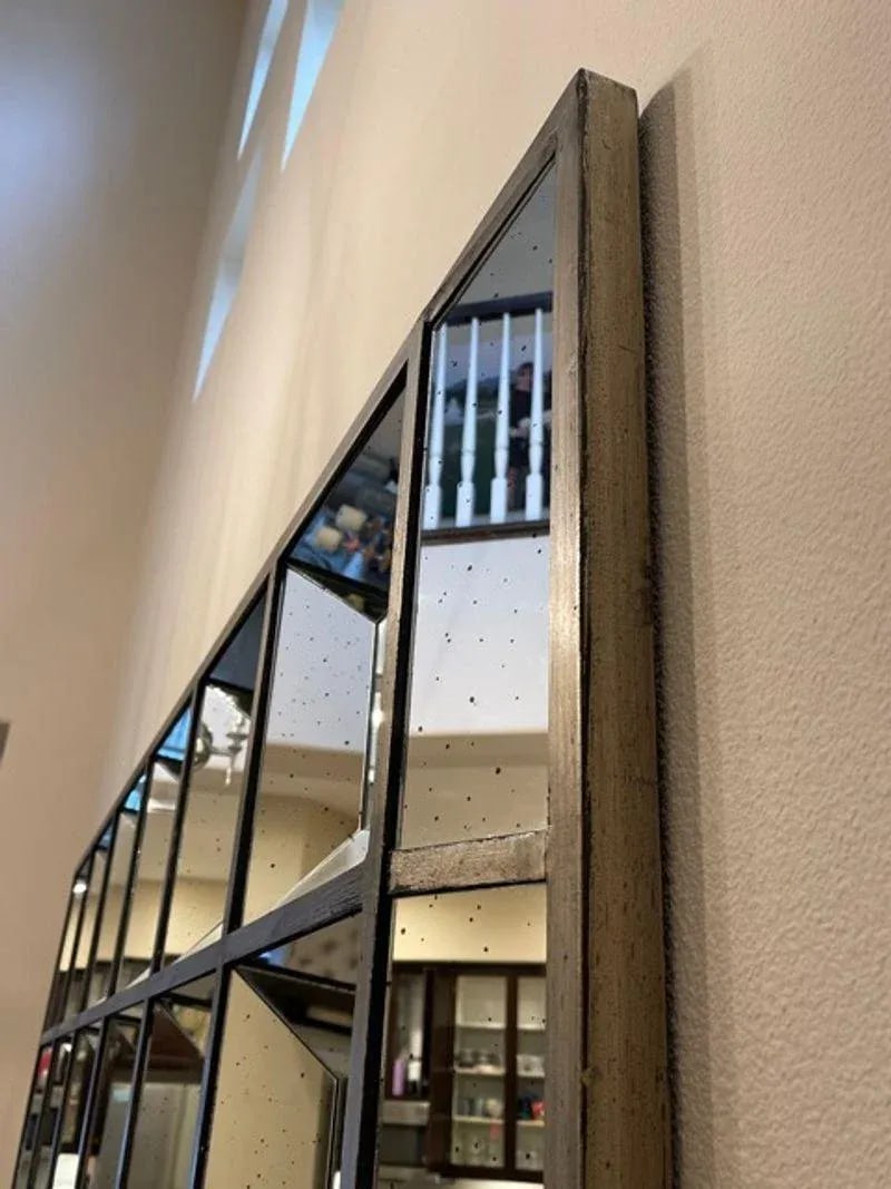 Vintage Mid-Century Modern Beveled Majestic Mirror - 6