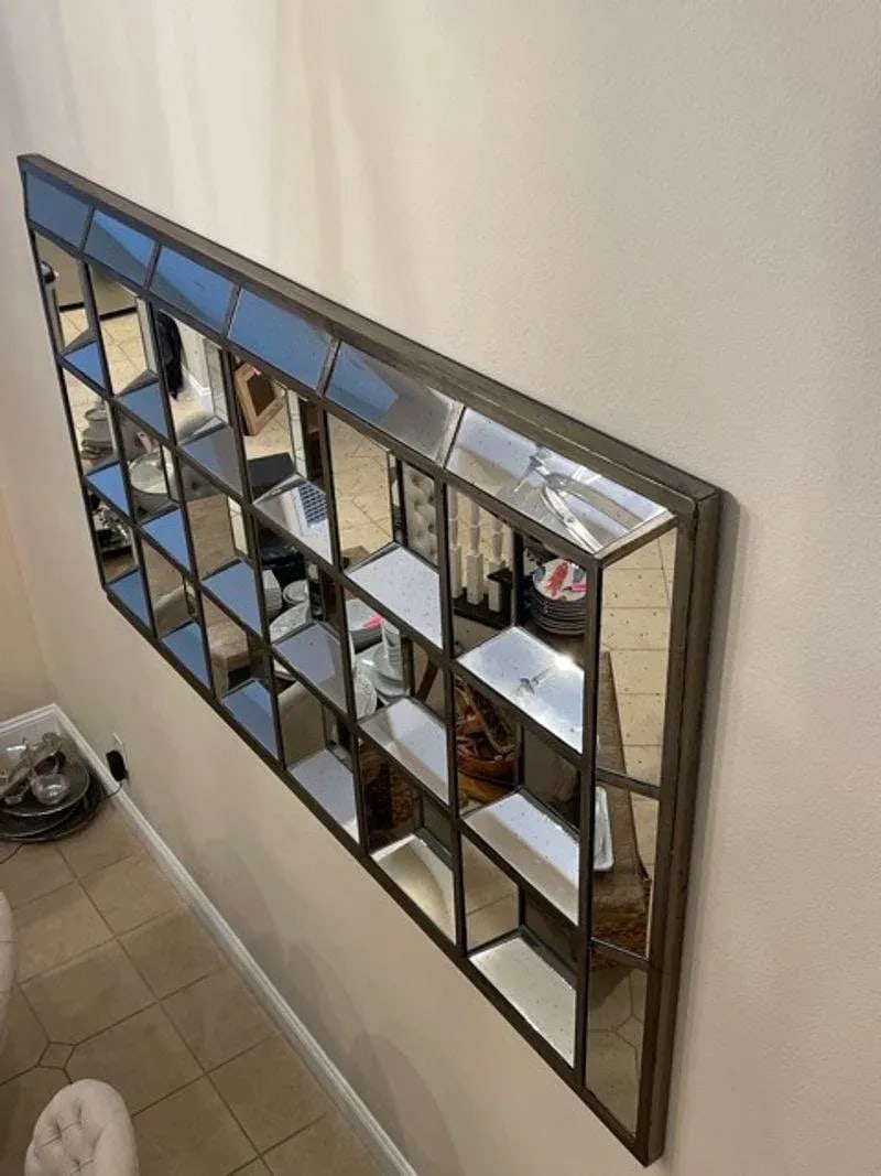 Vintage Mid-Century Modern Beveled Majestic Mirror - 7