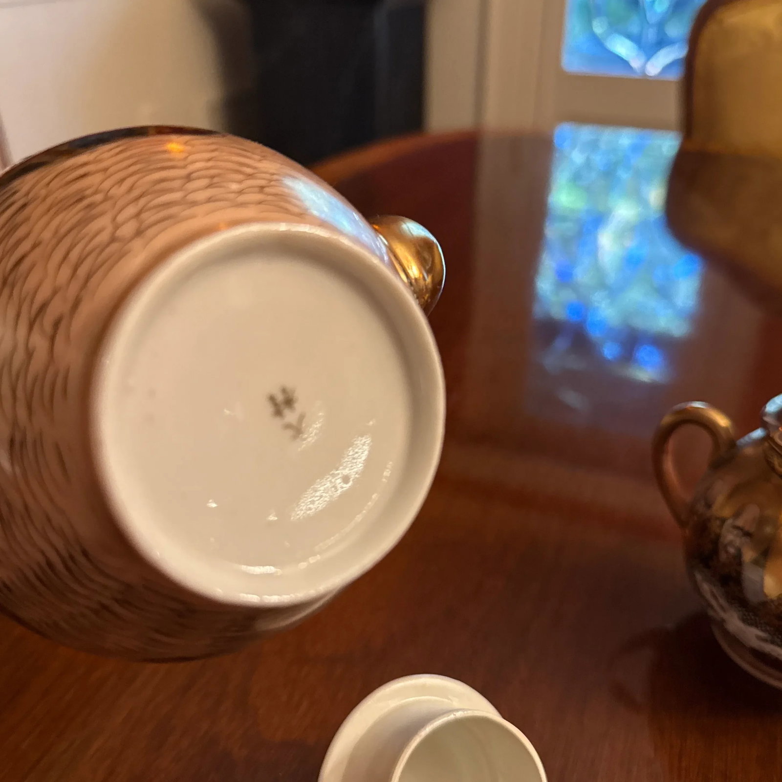 Antique Fine Satsuma Eggshell China Demitasse Set of 13 - 10