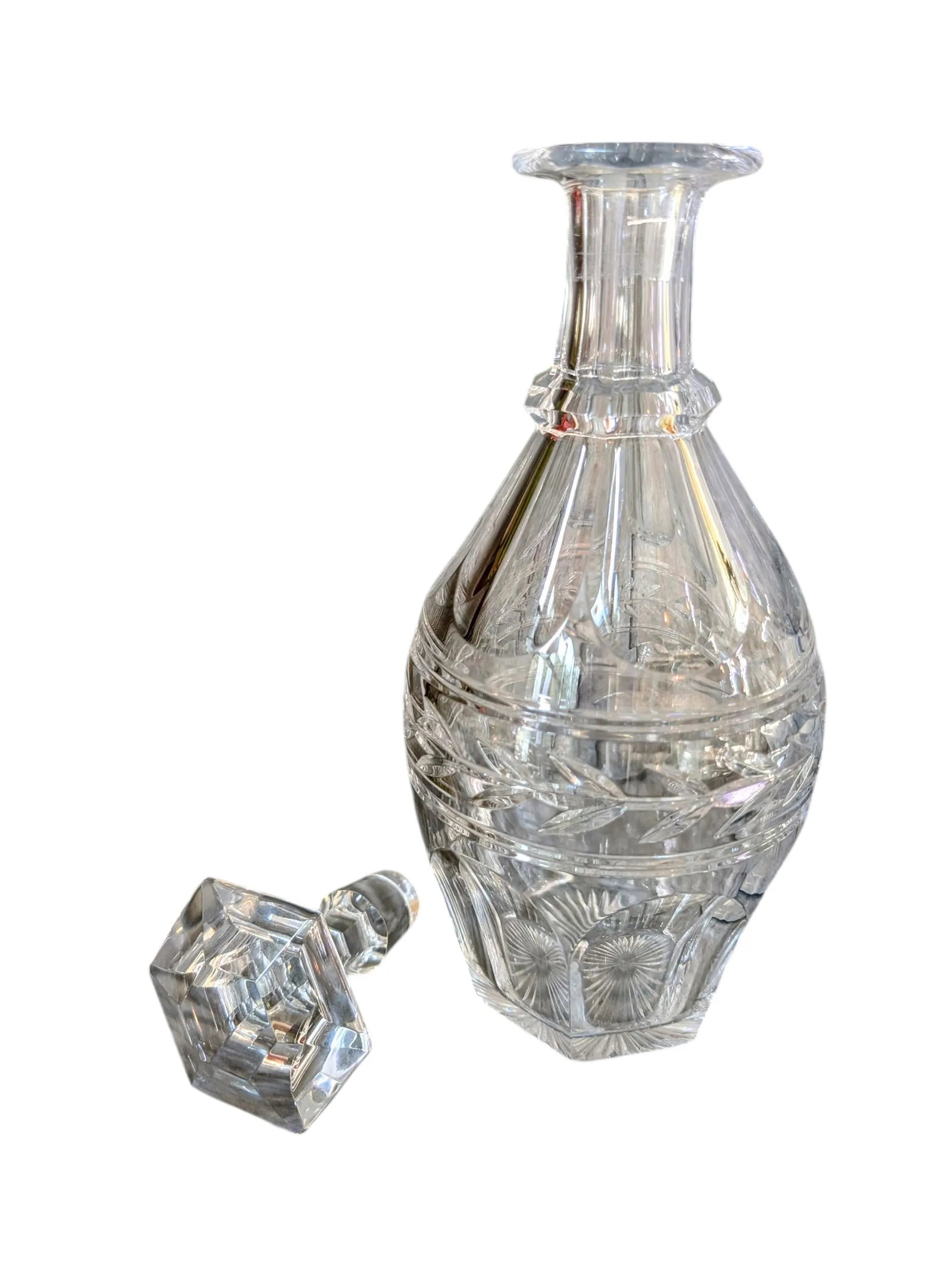 Vintage Baccarat Crystal Decanter, Jonzac Pattern - 7