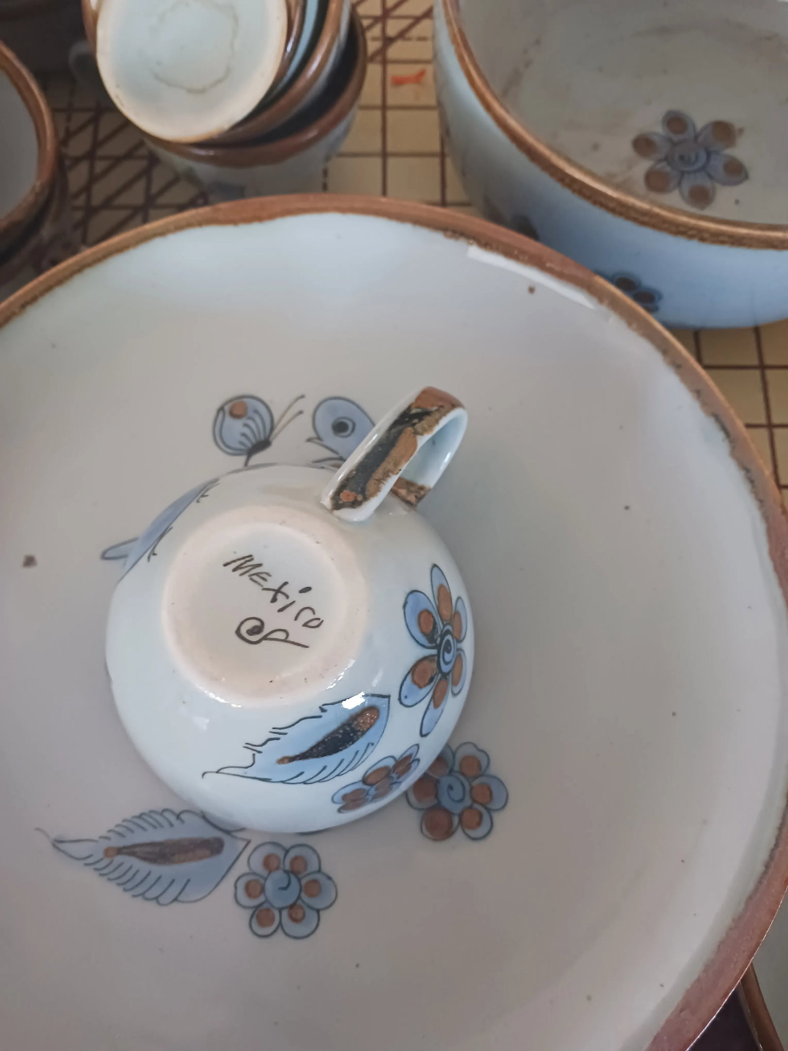 1970s Complete El Paliomar Pottery Set - 2