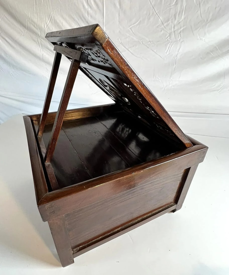Antique Chinese Lady's Mirror Box - 4