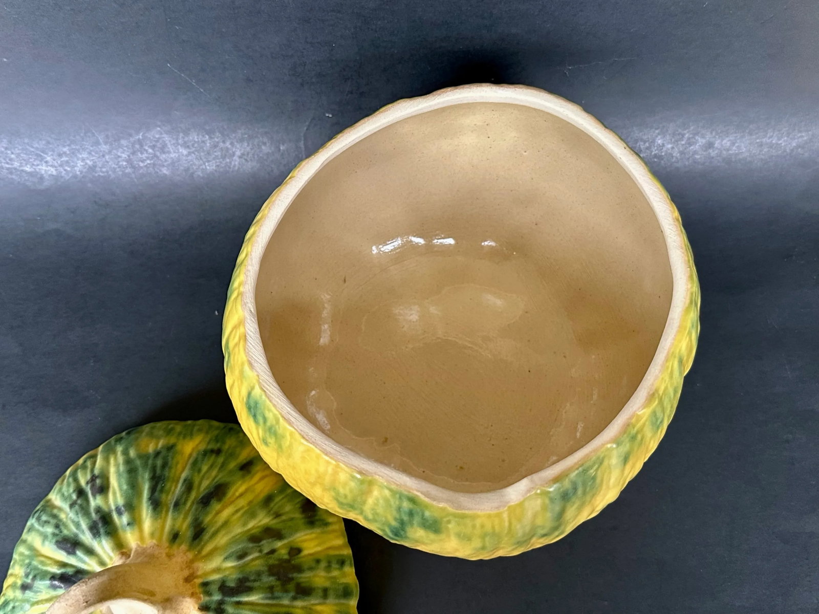 Patricia Garrett Studio Art Pottery Pumpkin Gourd Tureen - 6