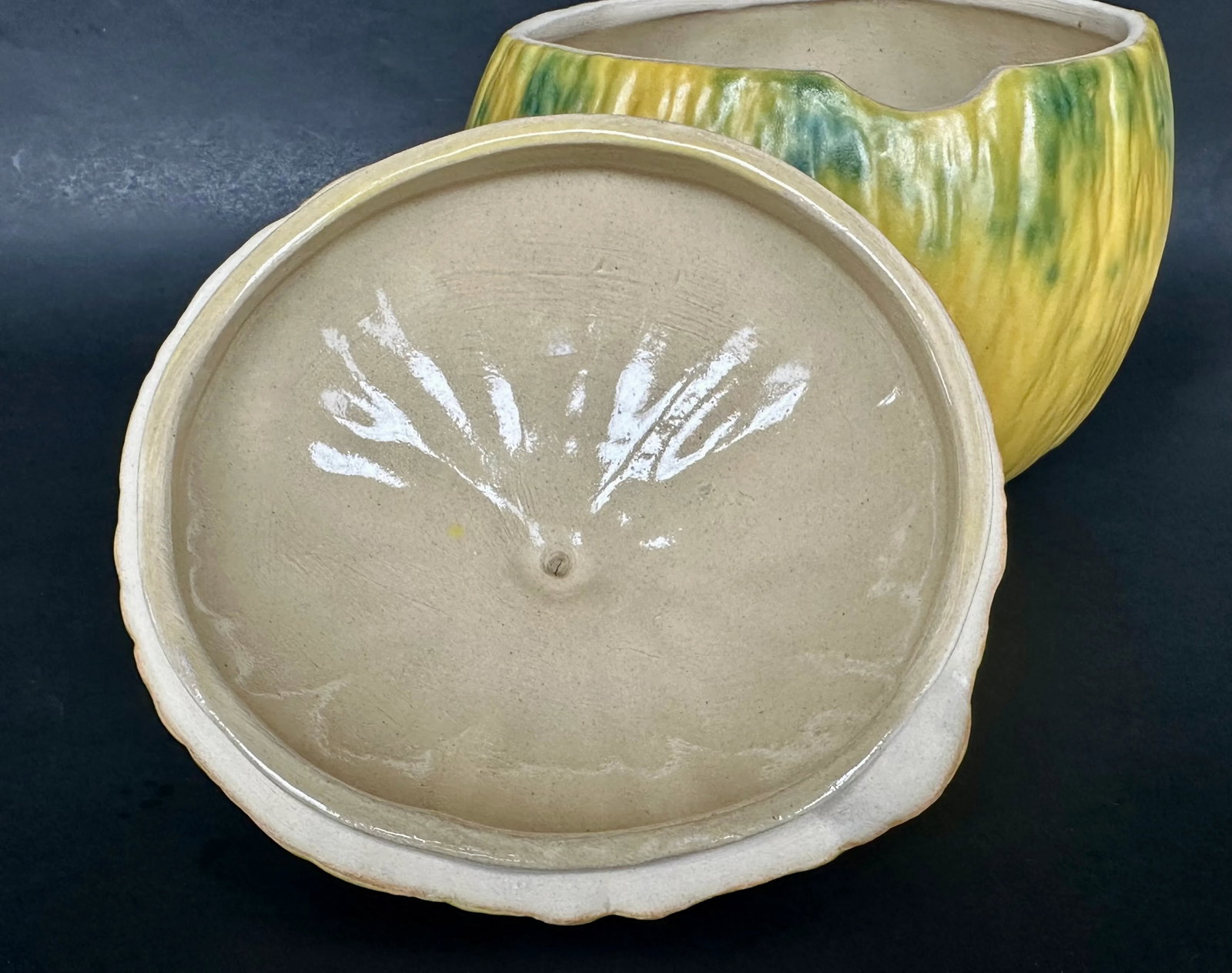 Patricia Garrett Studio Art Pottery Pumpkin Gourd Tureen - 8