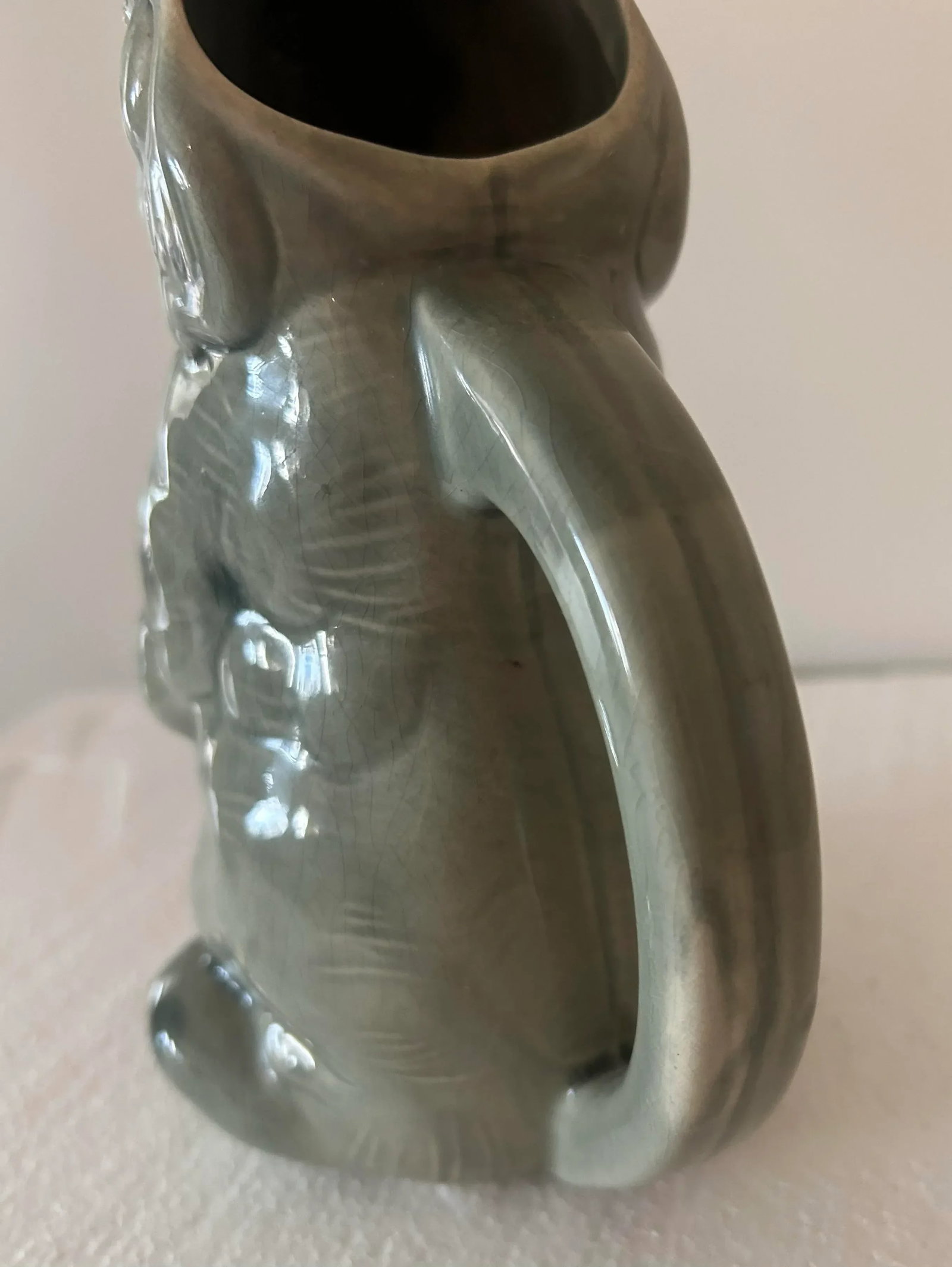 Early 1900s Elephant Slush Pitcher, Made in France - 8