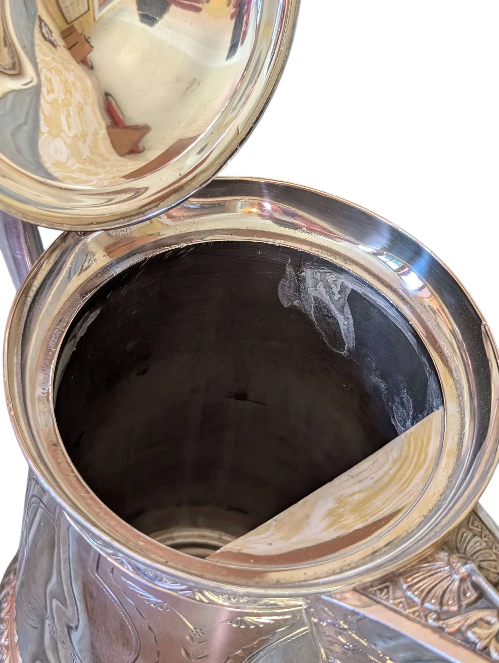 Late 19th Century Victorian Silverplate Water Pitcher, Derby Silver Co - 5