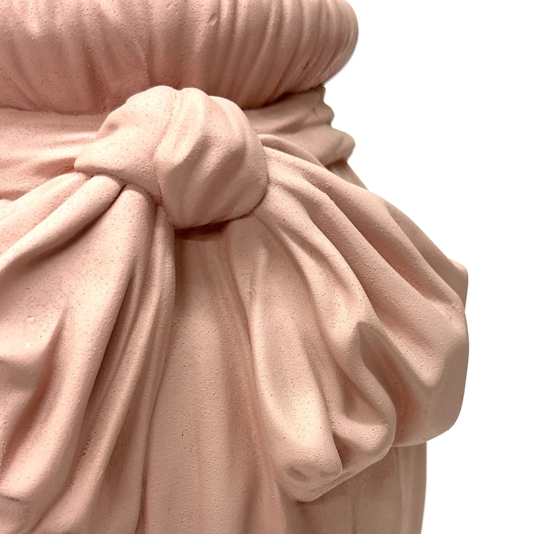 Faux Bow Pink Plaster Table Lamp Attributed to John Dickinson, 1970s - 5