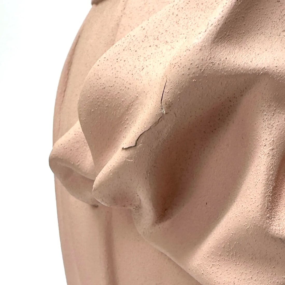 Faux Bow Pink Plaster Table Lamp Attributed to John Dickinson, 1970s - 9