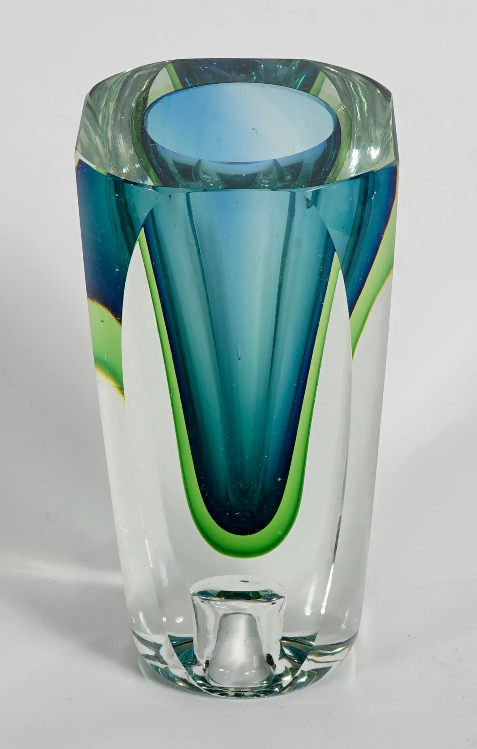 Vintage Flavio Poli in the Style of Murano Glass Candle Holder - 2