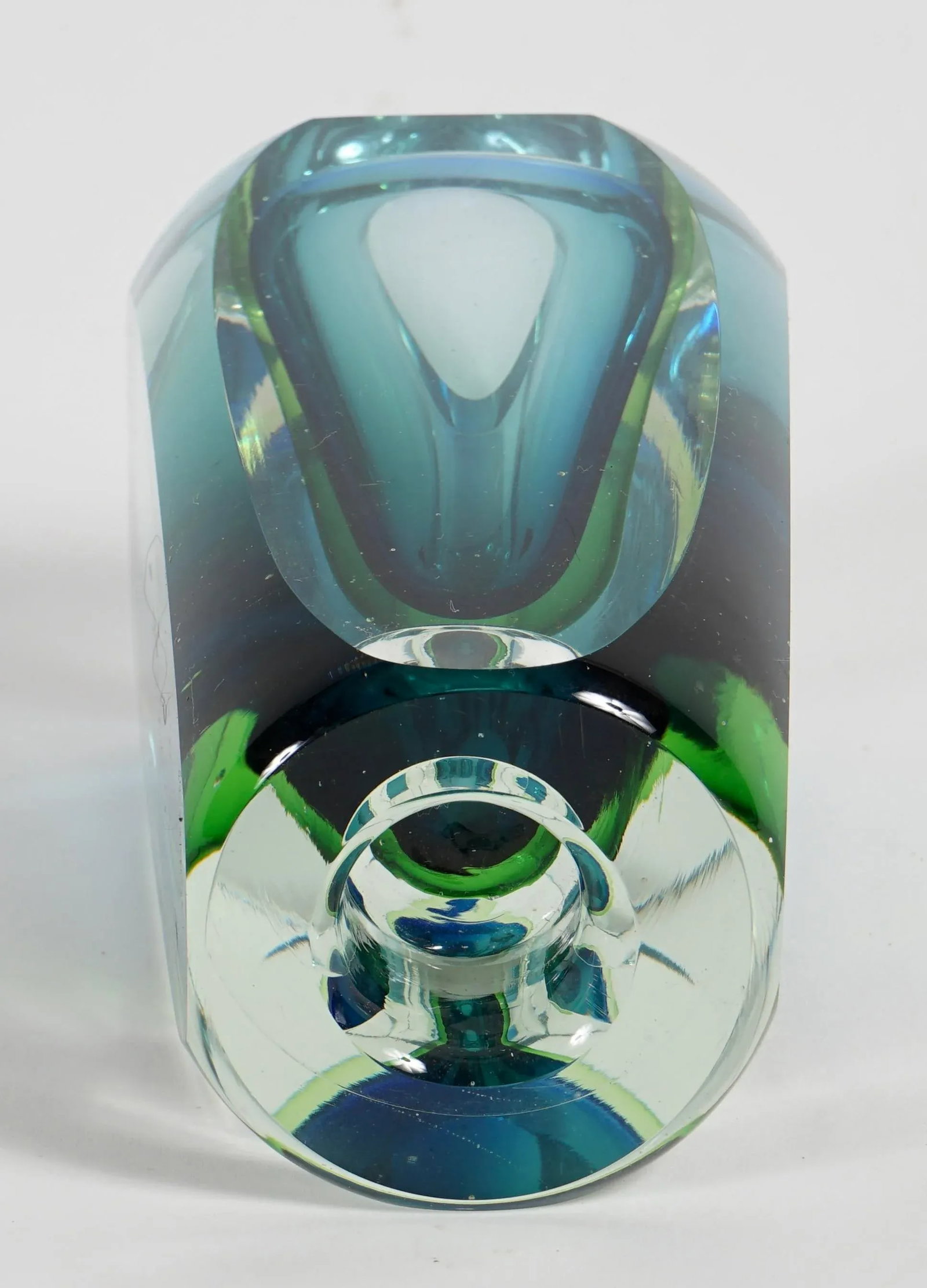 Vintage Flavio Poli in the Style of Murano Glass Candle Holder - 5