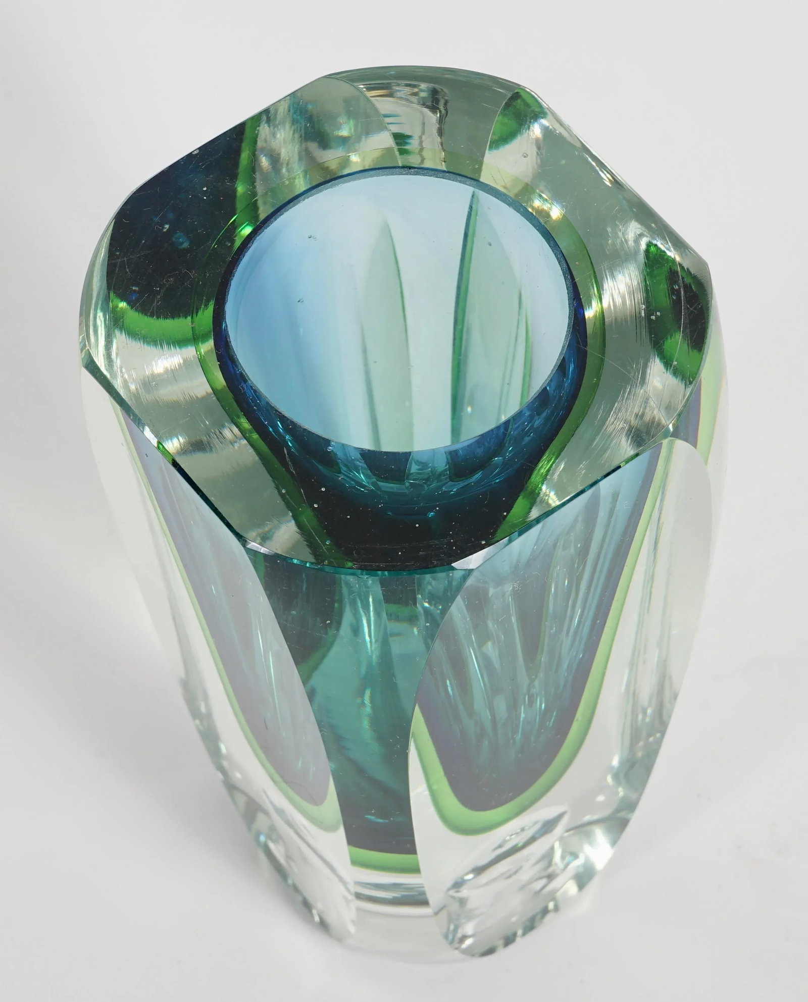 Vintage Flavio Poli in the Style of Murano Glass Candle Holder - 6