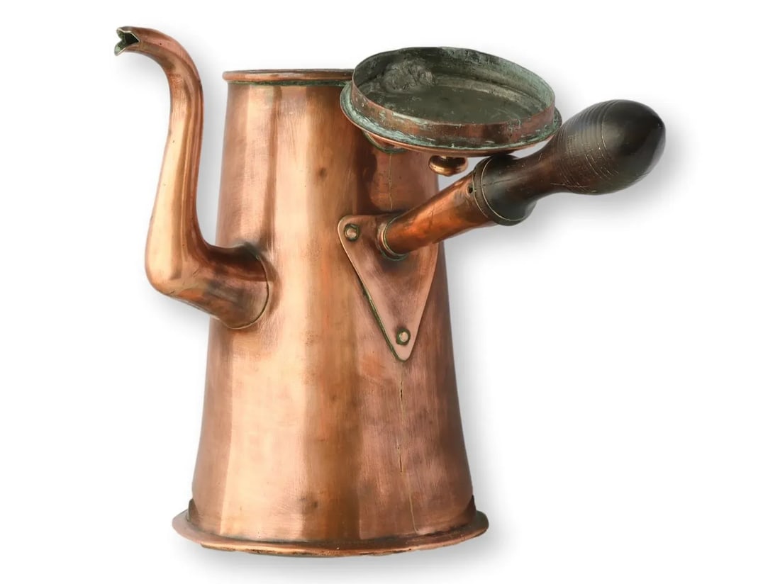 Antique English Copper Chocolate Pot - 4