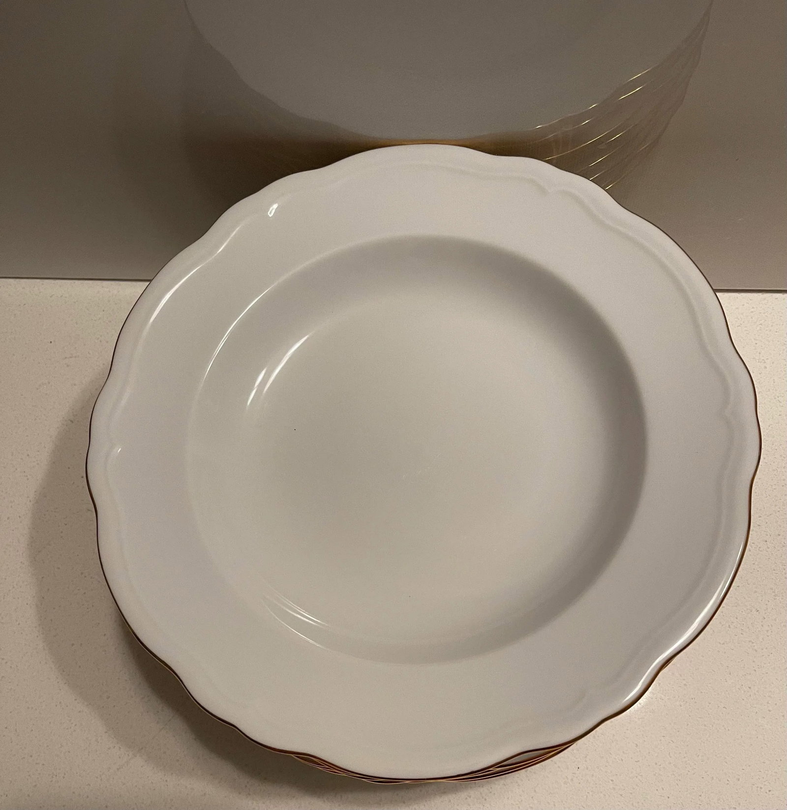 Late 20th Century Mikasa Gold Coin Soup Bowls - Set of 8 - 2