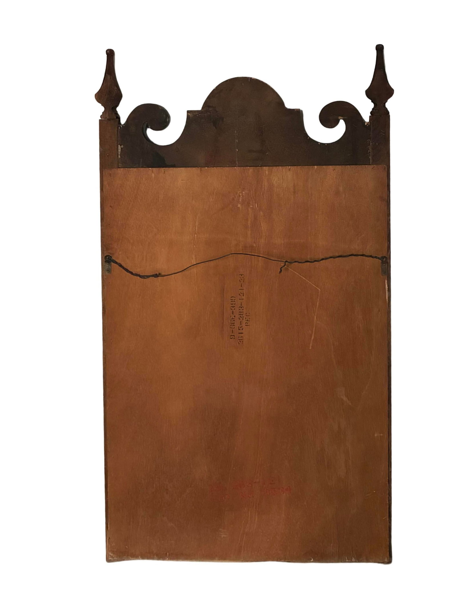 Early 20th Century Chippendale Mahogany Wood-Framed Mirror - 2