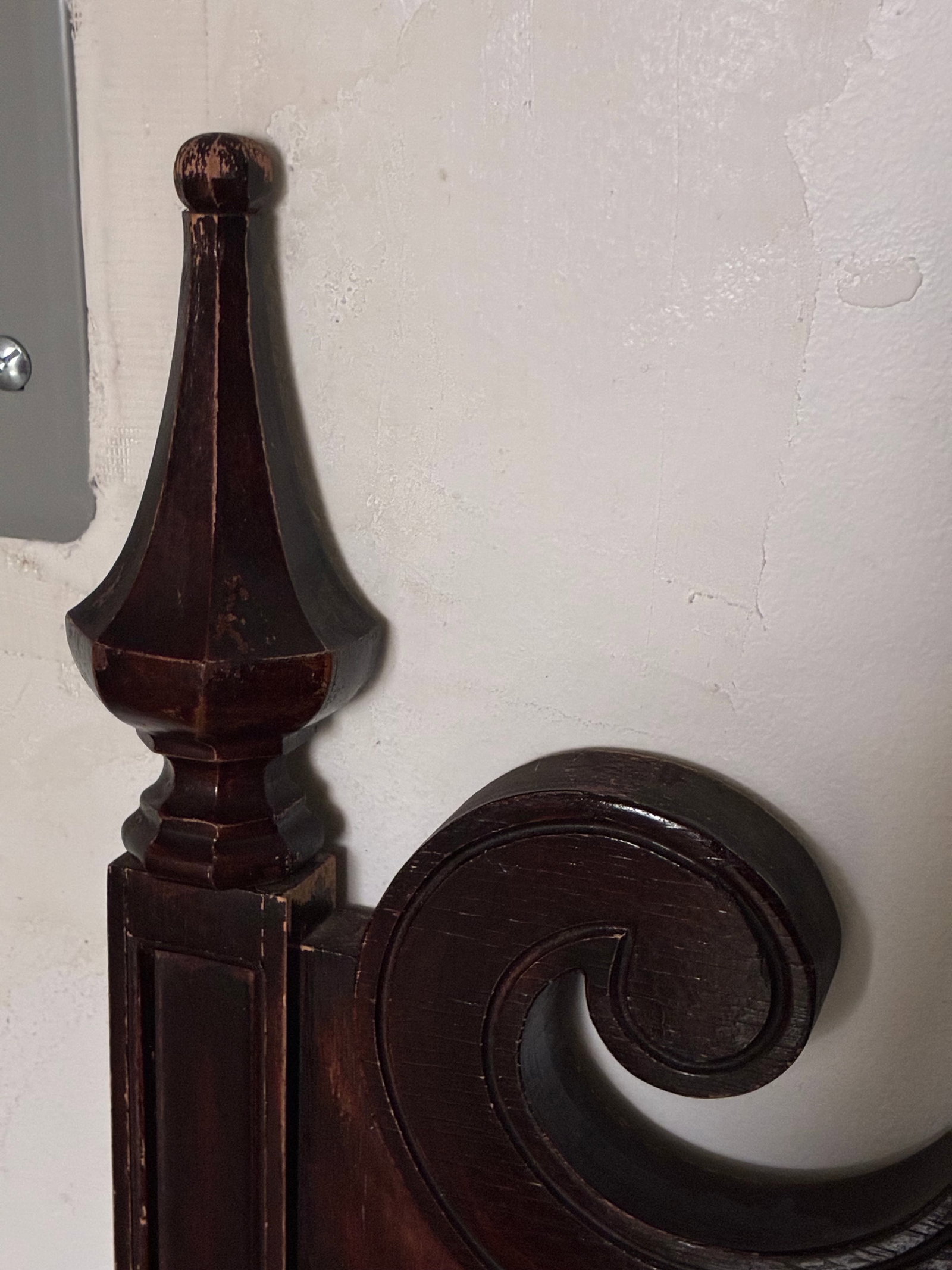 Early 20th Century Chippendale Mahogany Wood-Framed Mirror - 3