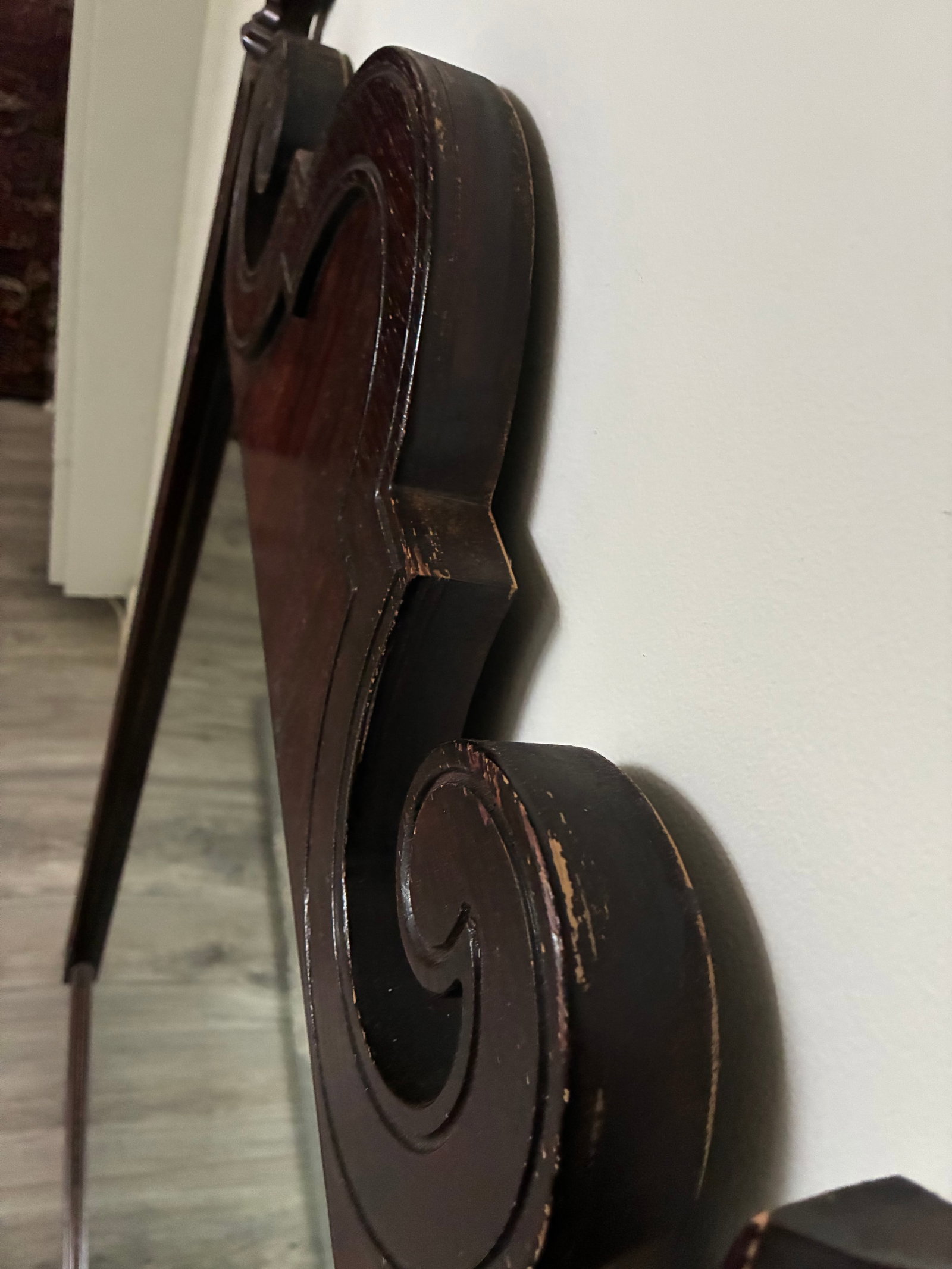 Early 20th Century Chippendale Mahogany Wood-Framed Mirror - 5
