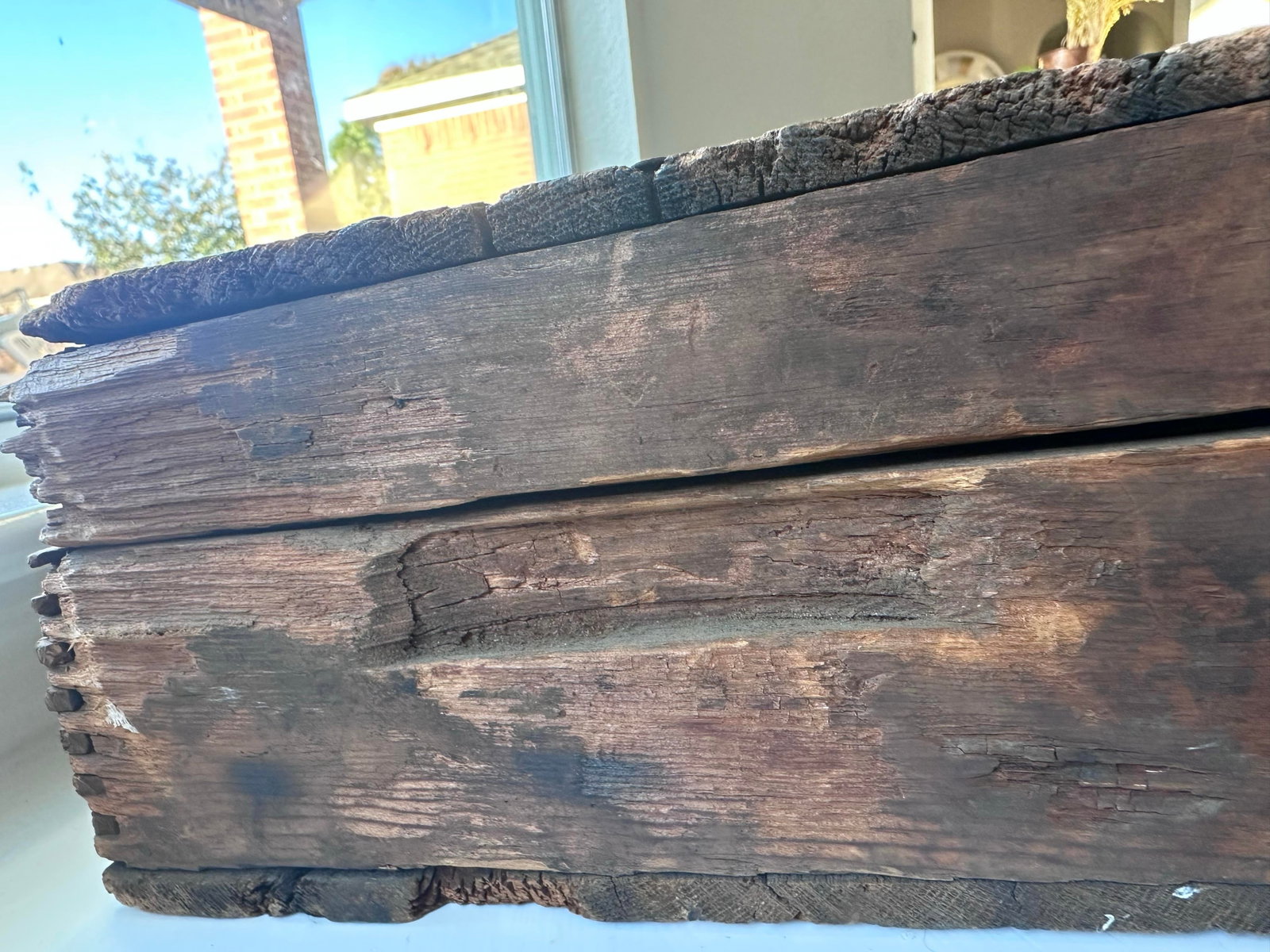 Early 19th Century Primitive American Carpenter's Tool Chest - 36 Inches - 10