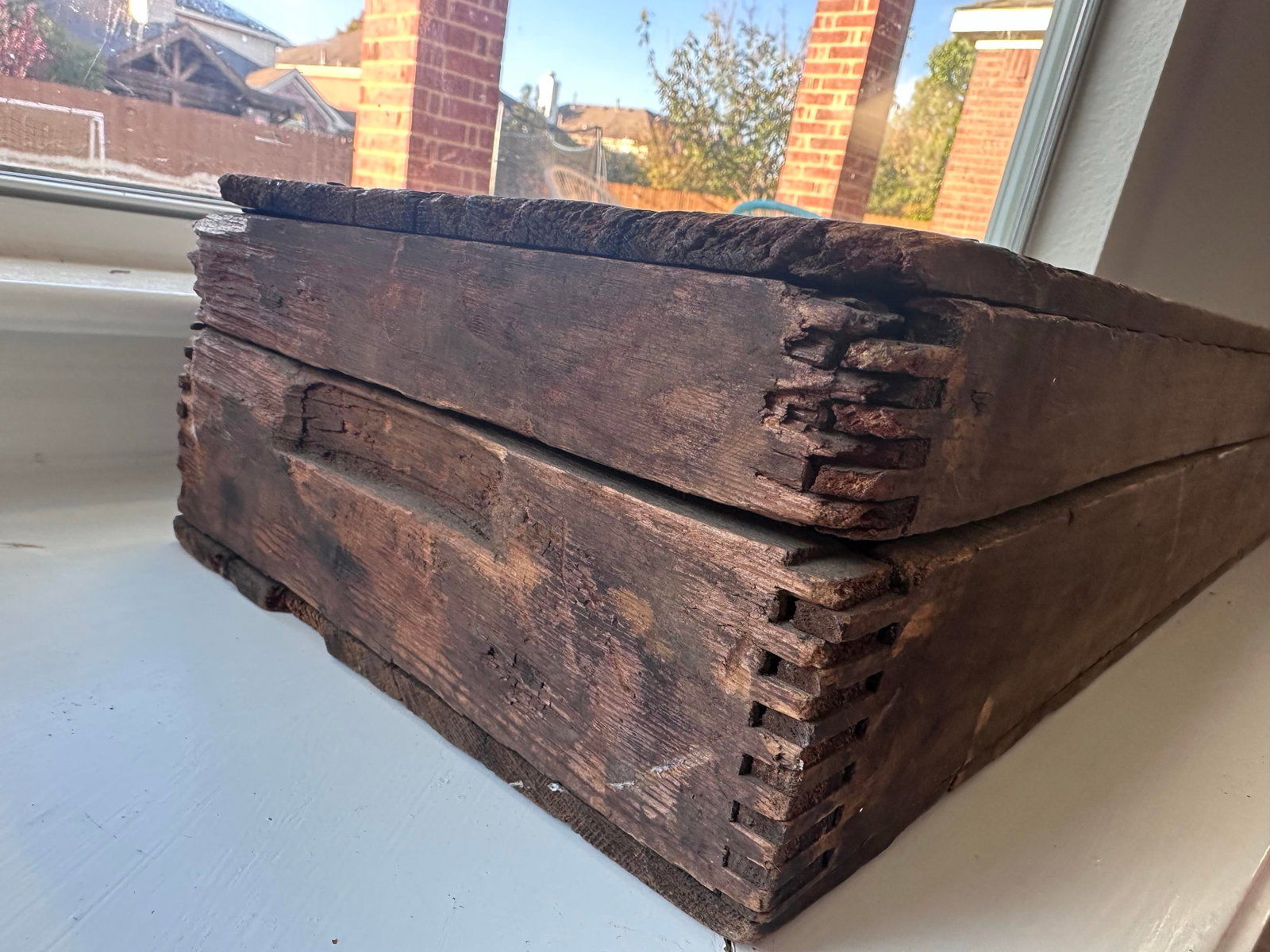 Early 19th Century Primitive American Carpenter's Tool Chest - 36 Inches - 2